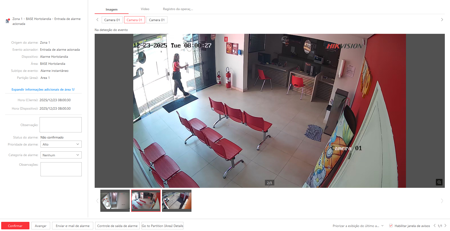 Imagem da ocorrência