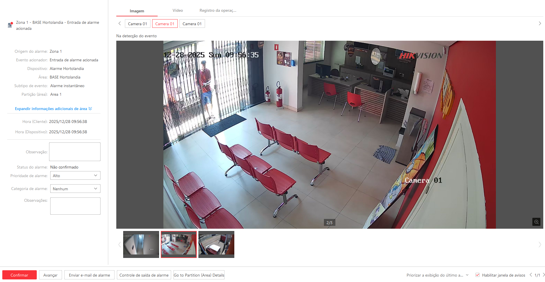 Imagem da ocorrência