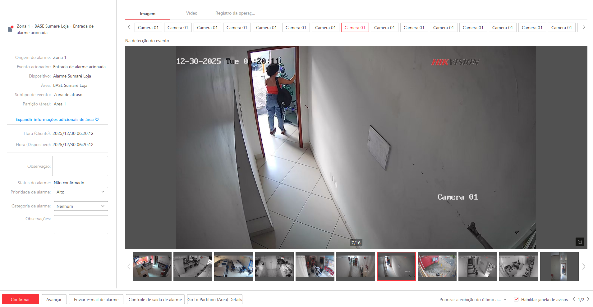 Imagem da ocorrência