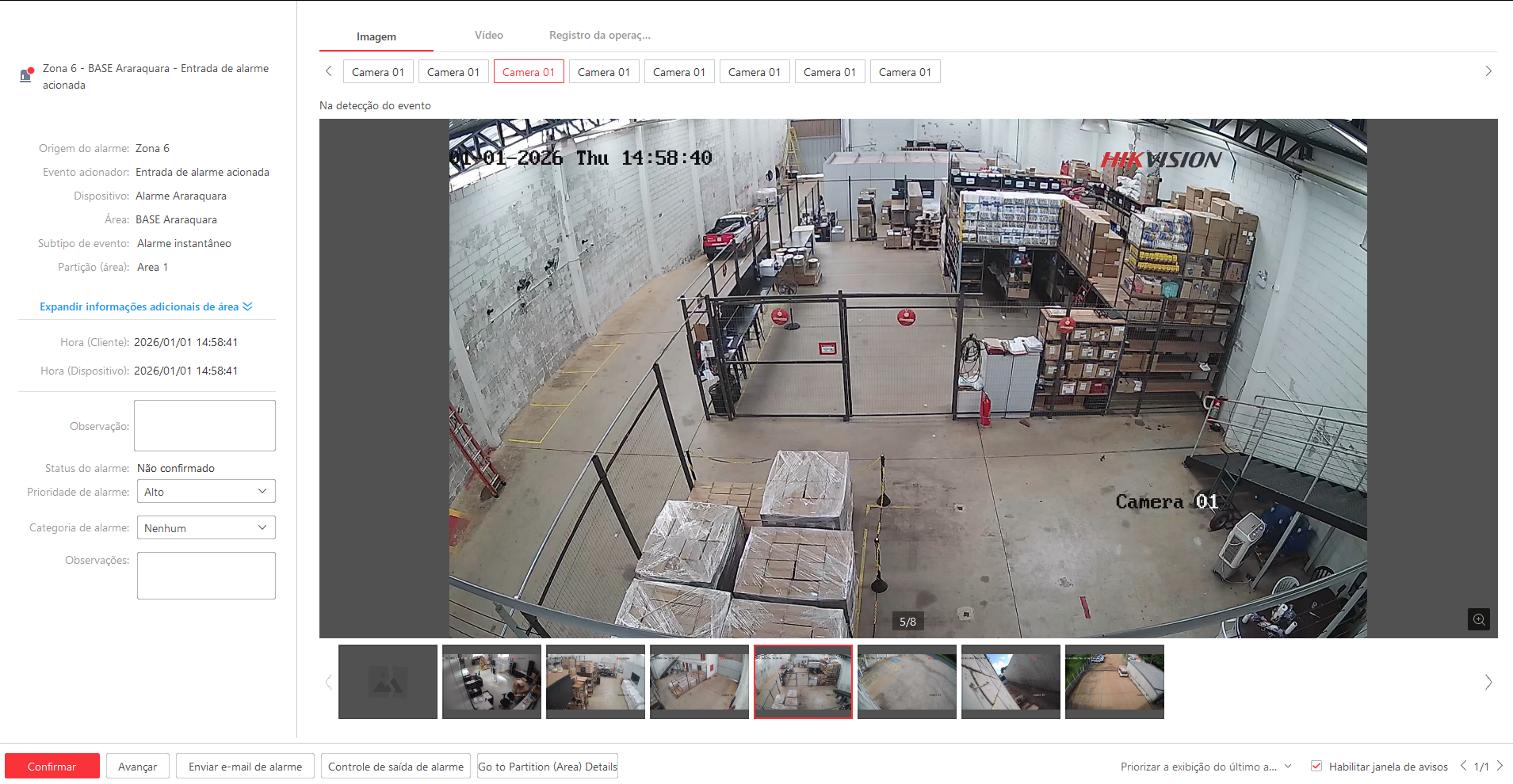 Imagem da ocorrência