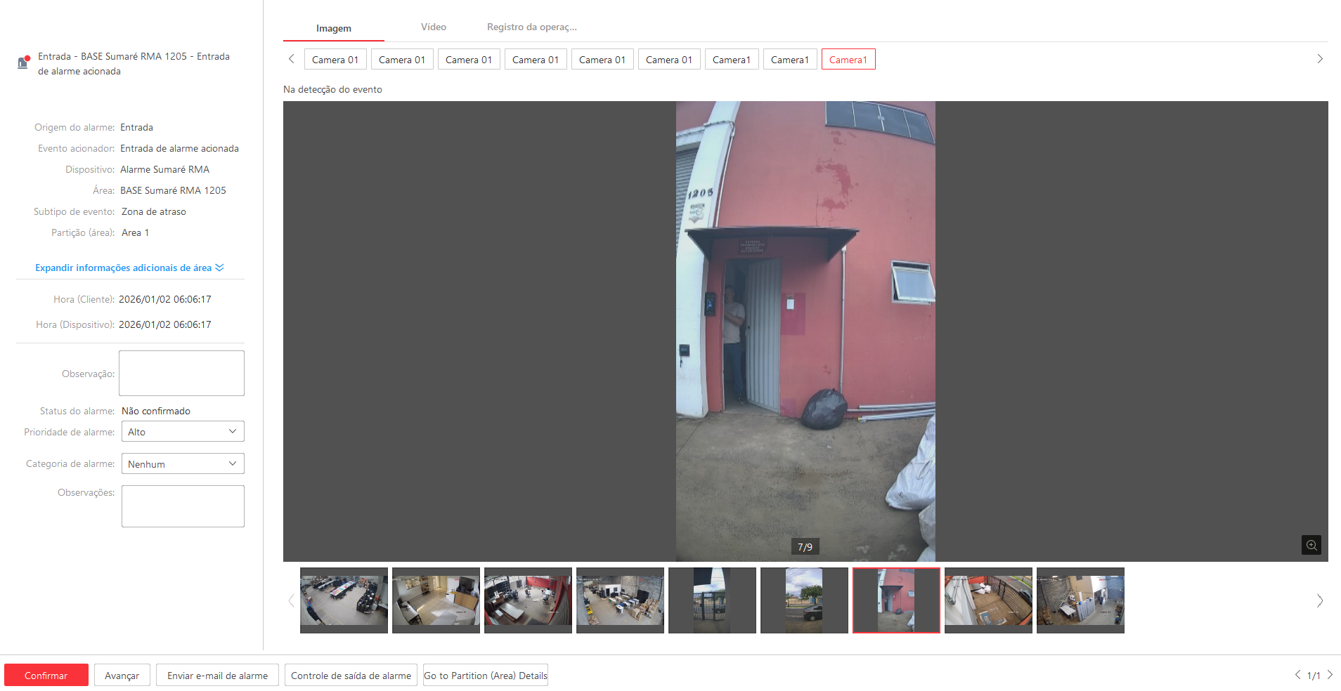 Imagem da ocorrência