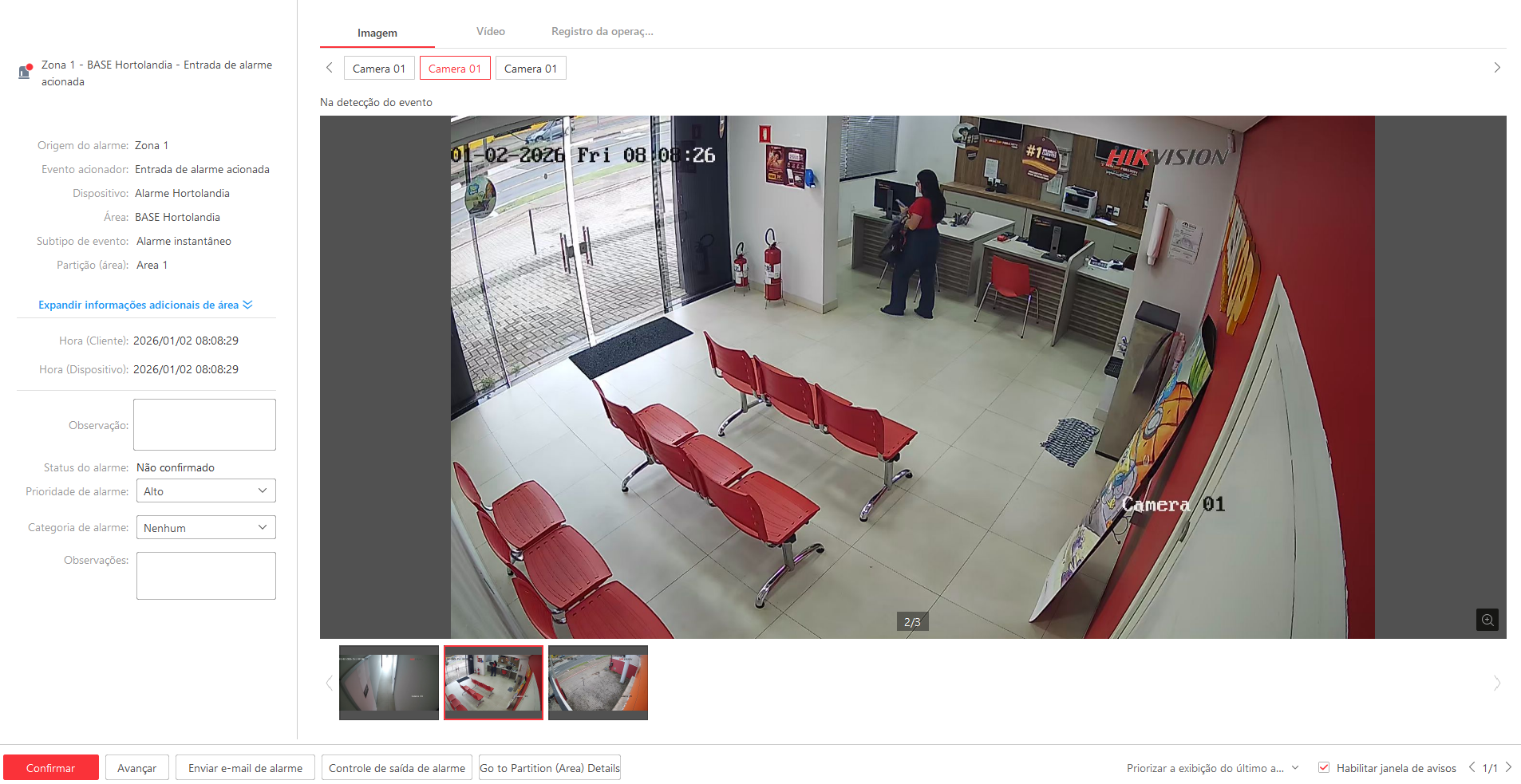 Imagem da ocorrência