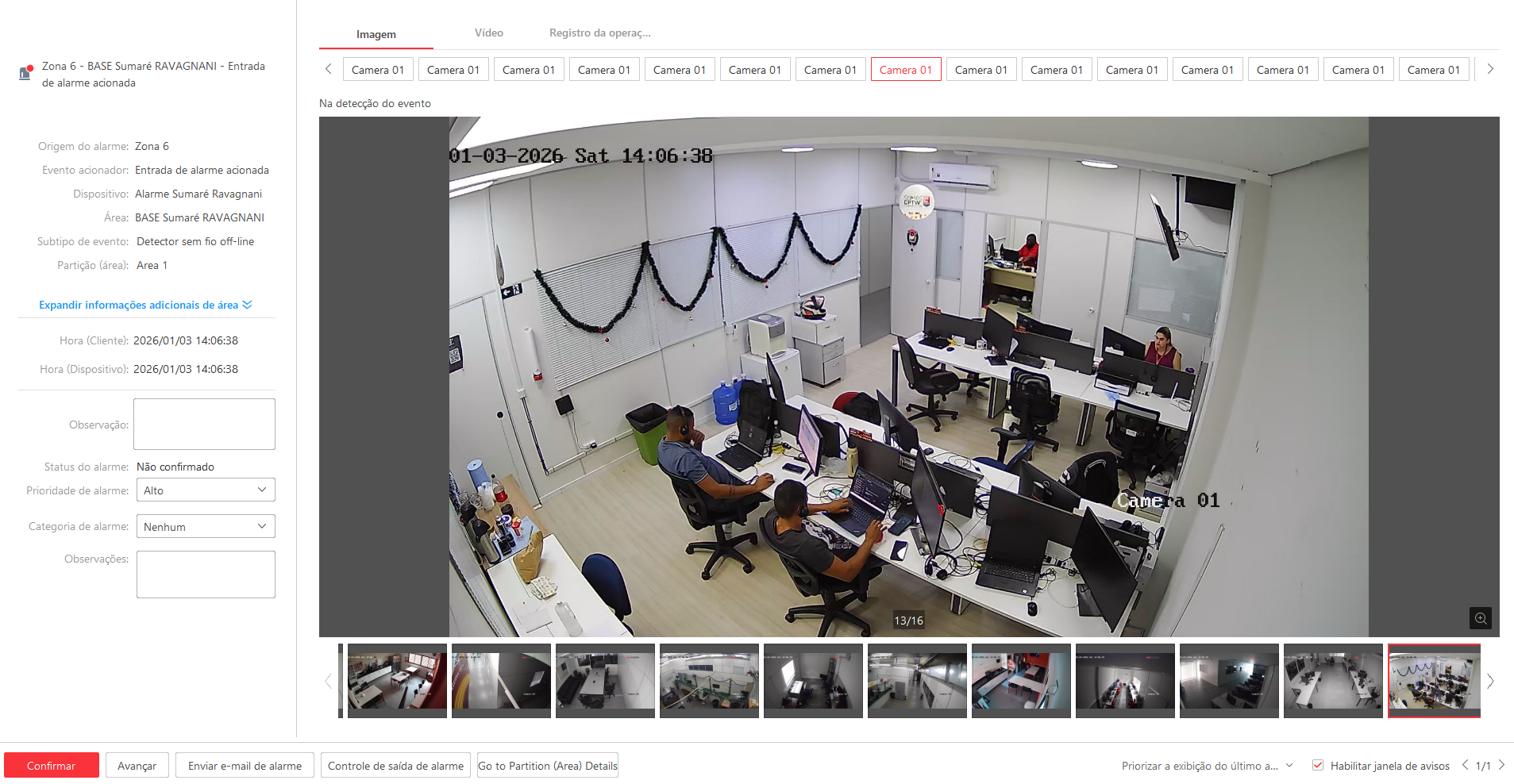 Imagem da ocorrência