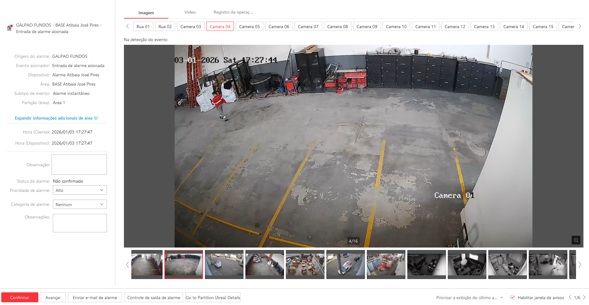 Imagem da ocorrência