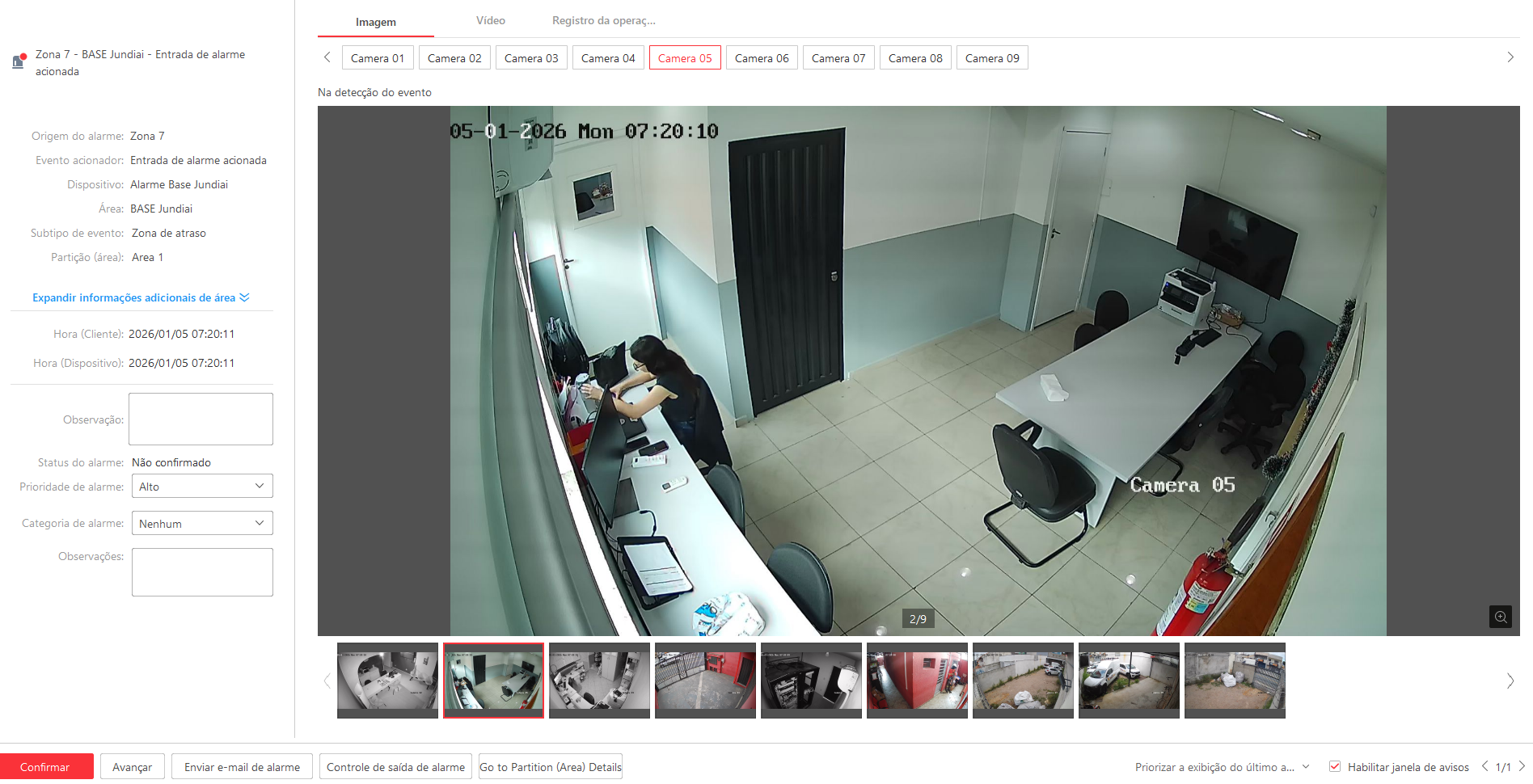 Imagem da ocorrência