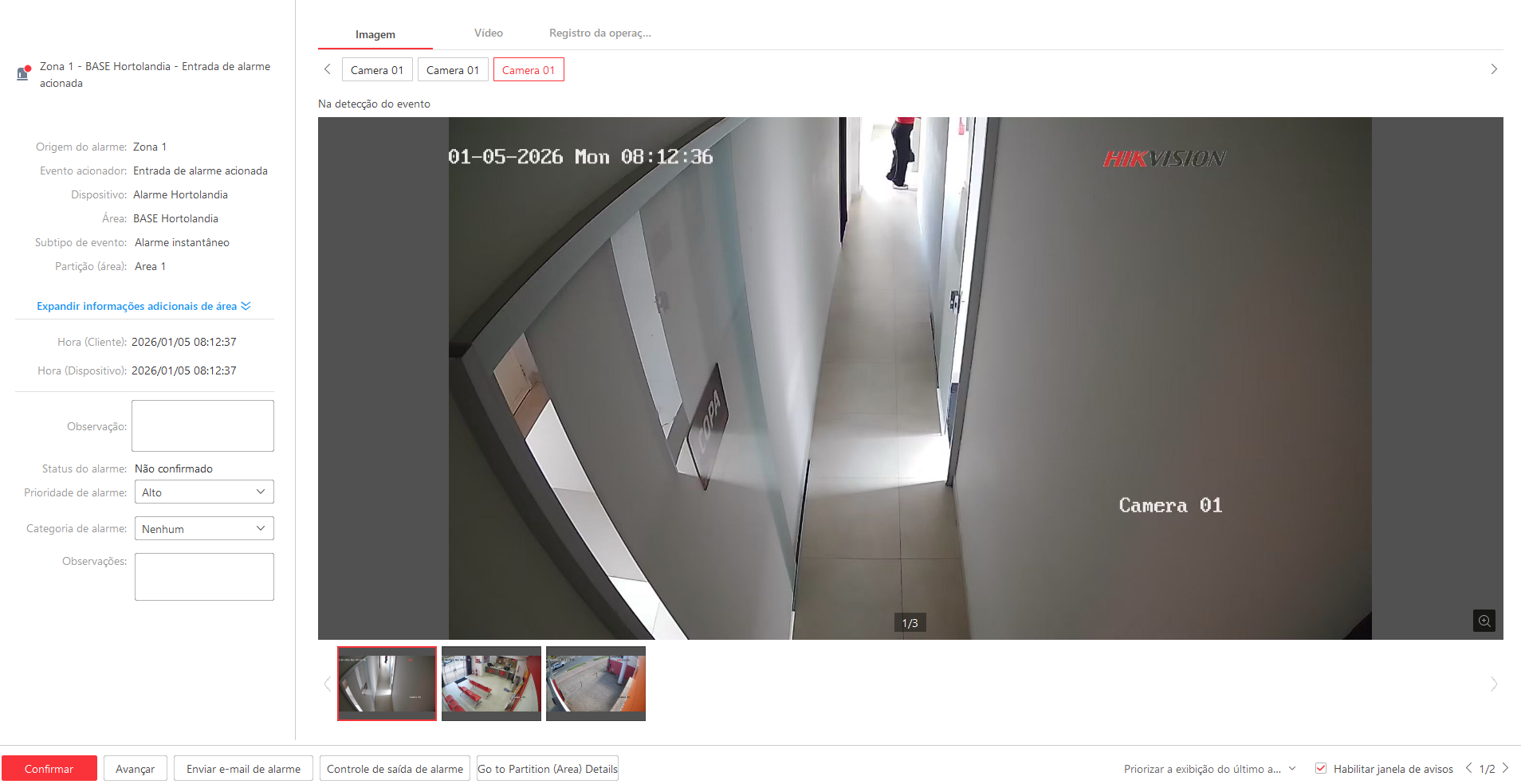 Imagem da ocorrência