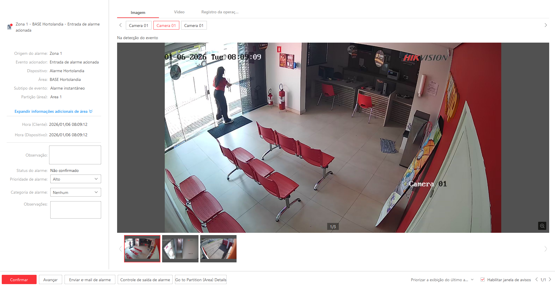 Imagem da ocorrência