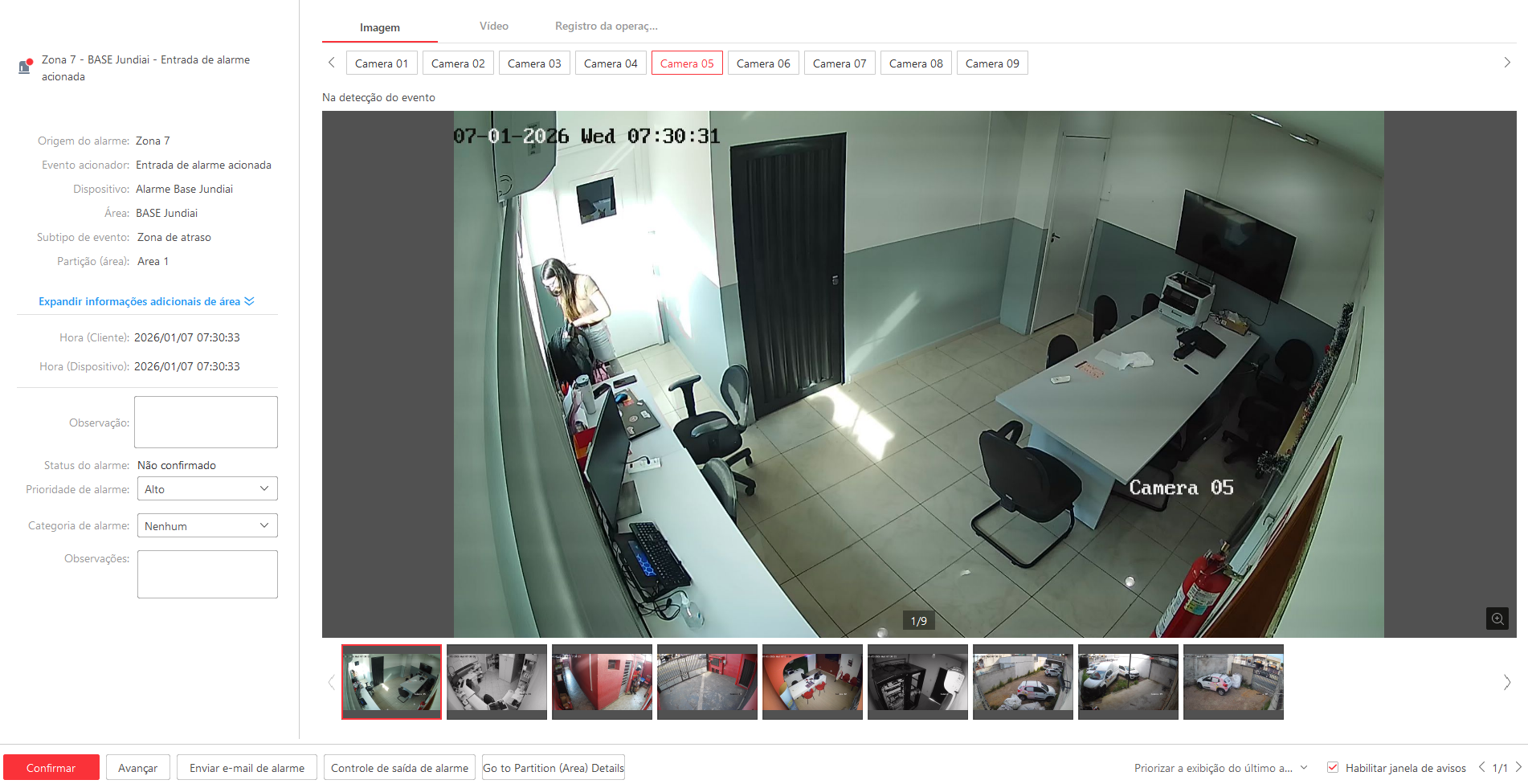 Imagem da ocorrência