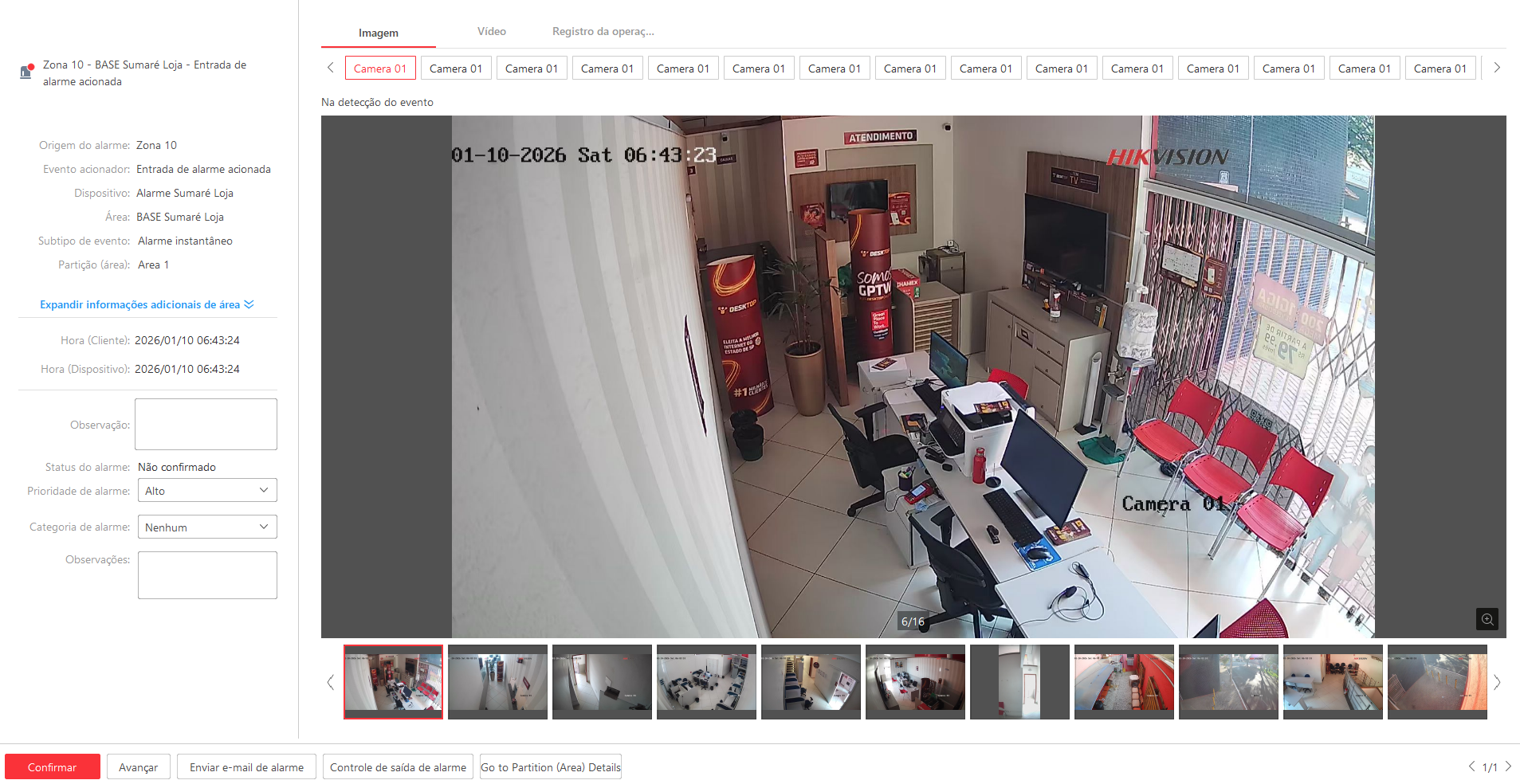 Imagem da ocorrência