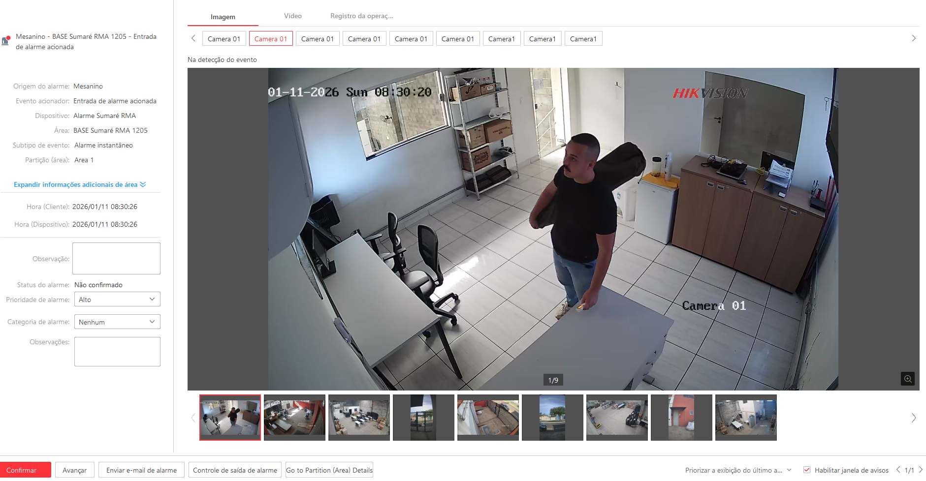 Imagem da ocorrência