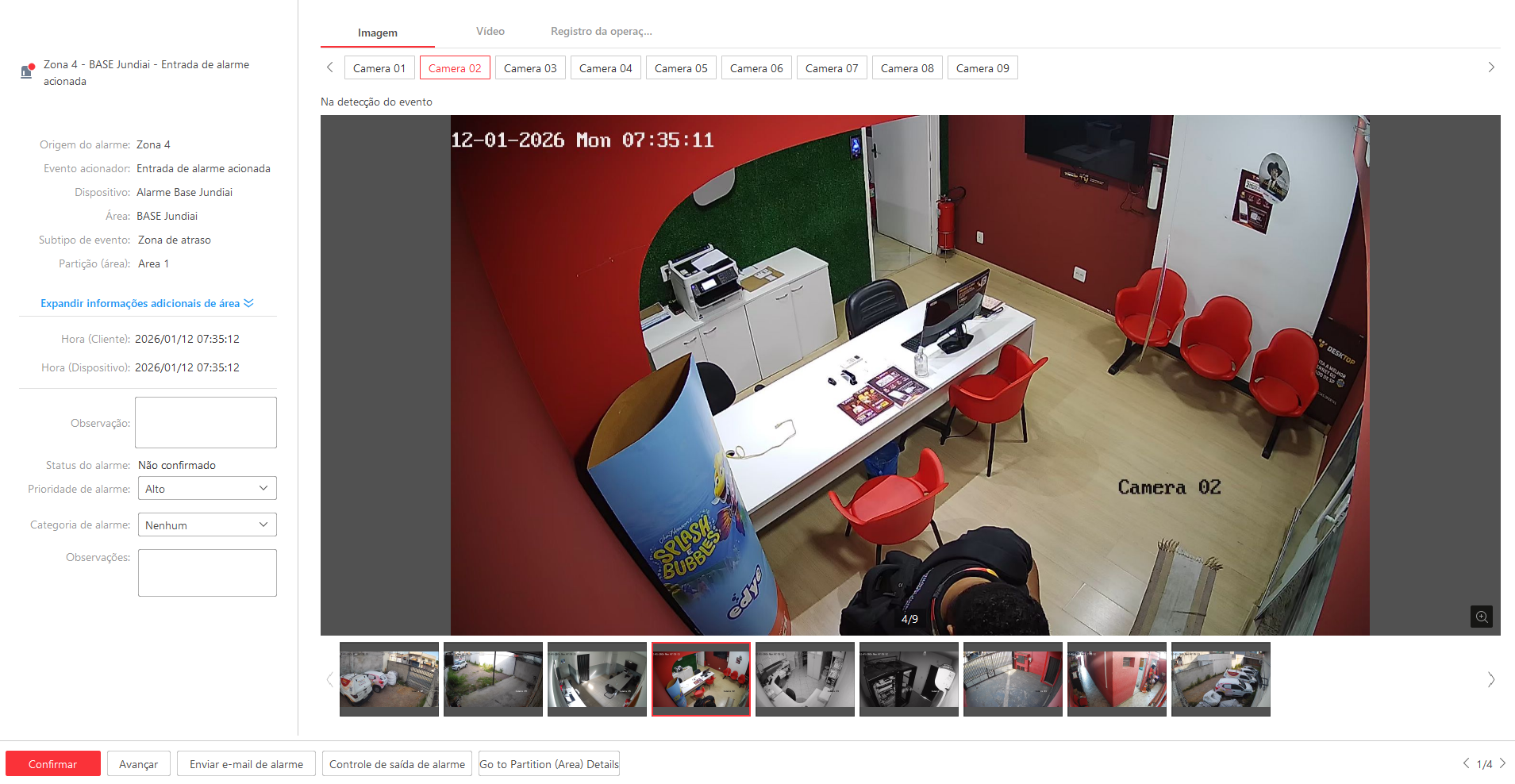 Imagem da ocorrência