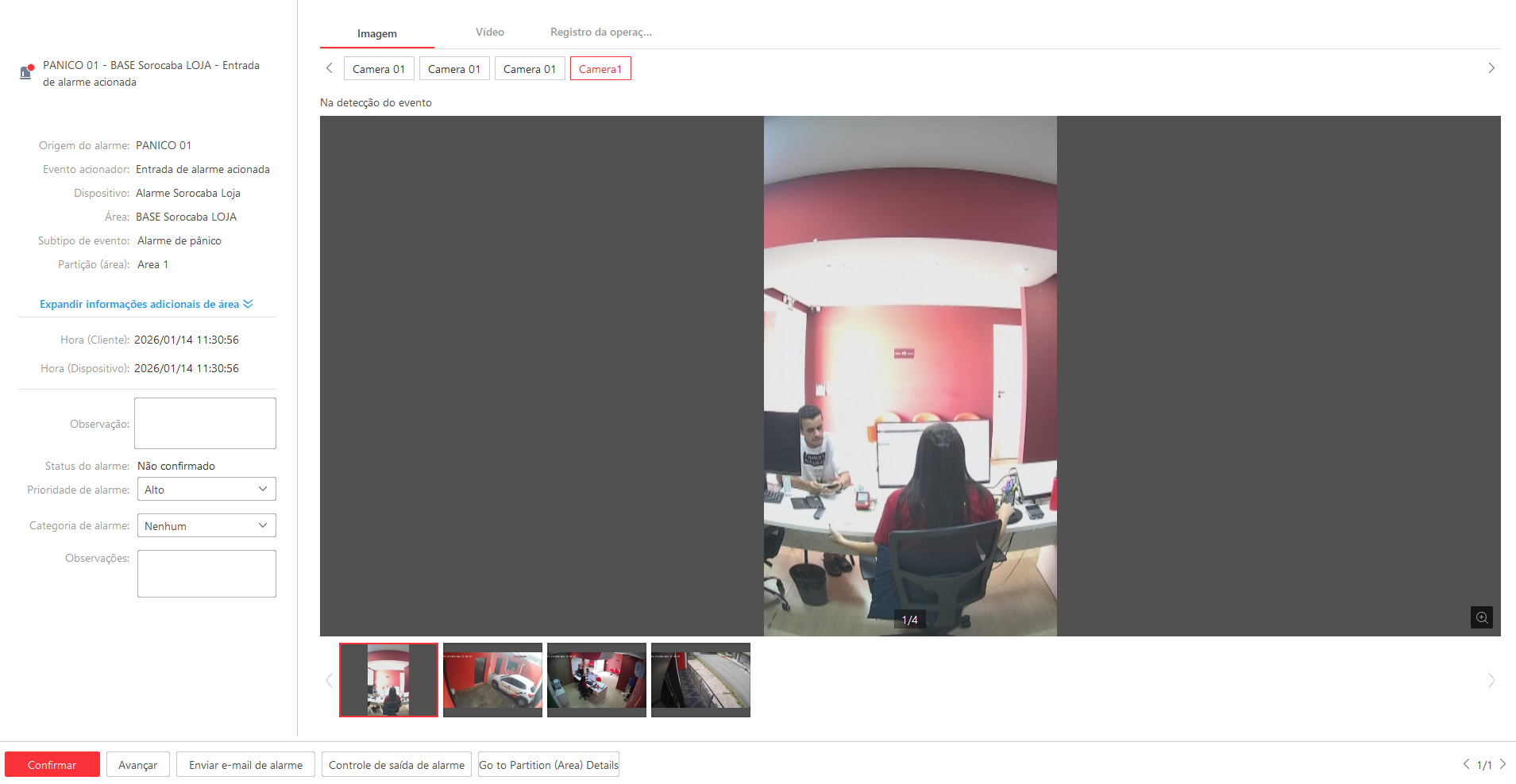 Imagem da ocorrência