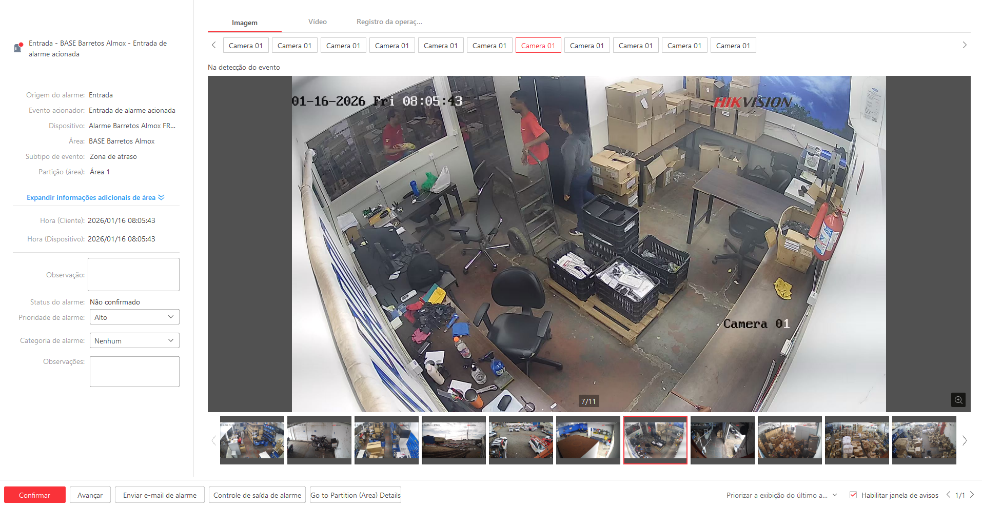 Imagem da ocorrência