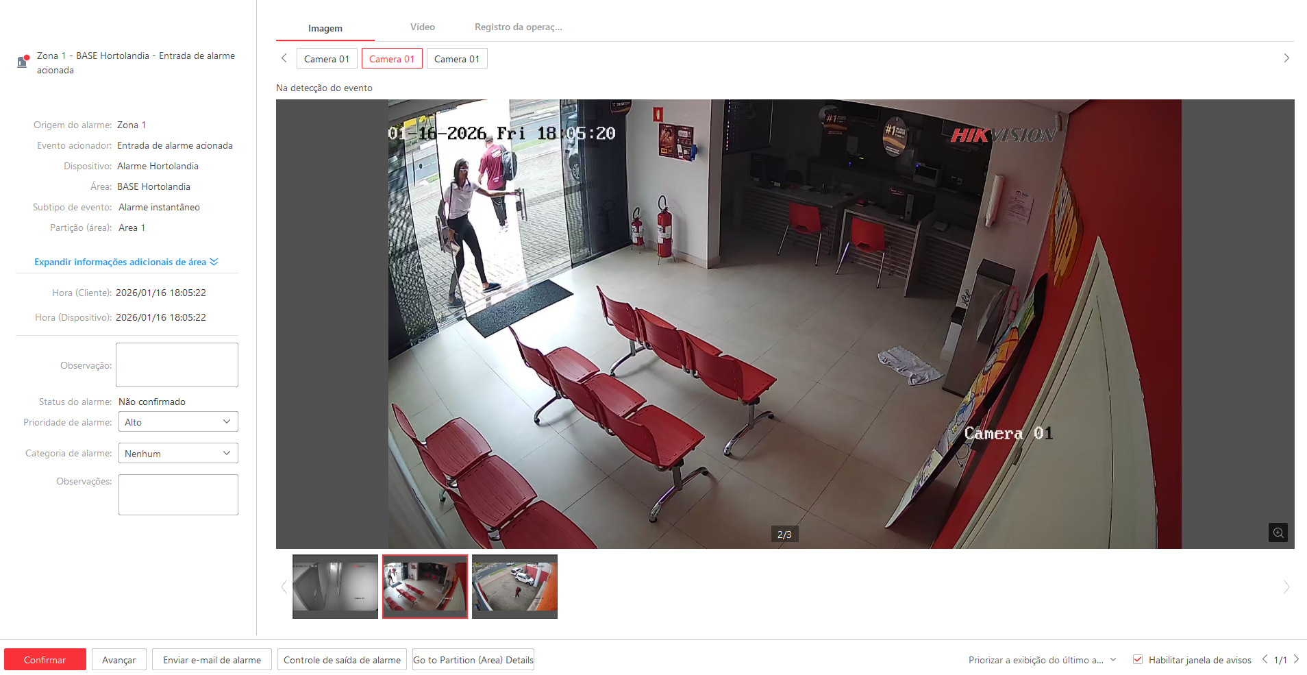 Imagem da ocorrência