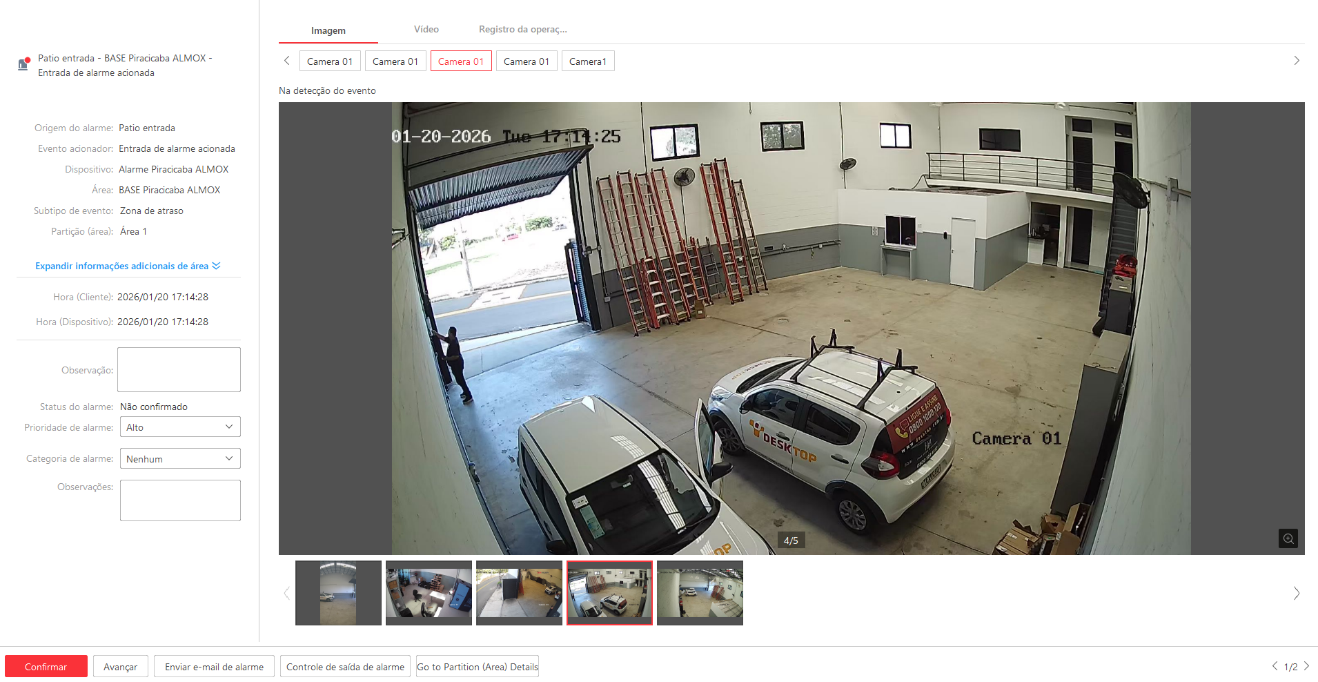 Imagem da ocorrência