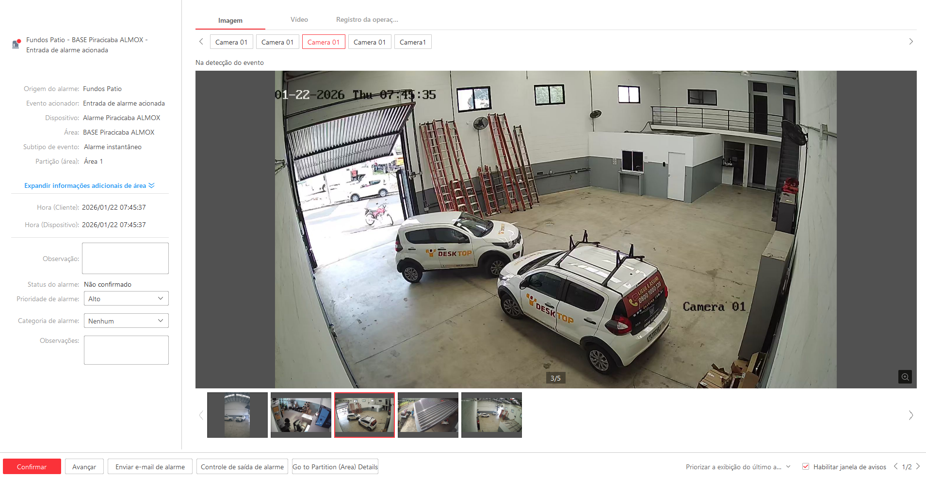 Imagem da ocorrência