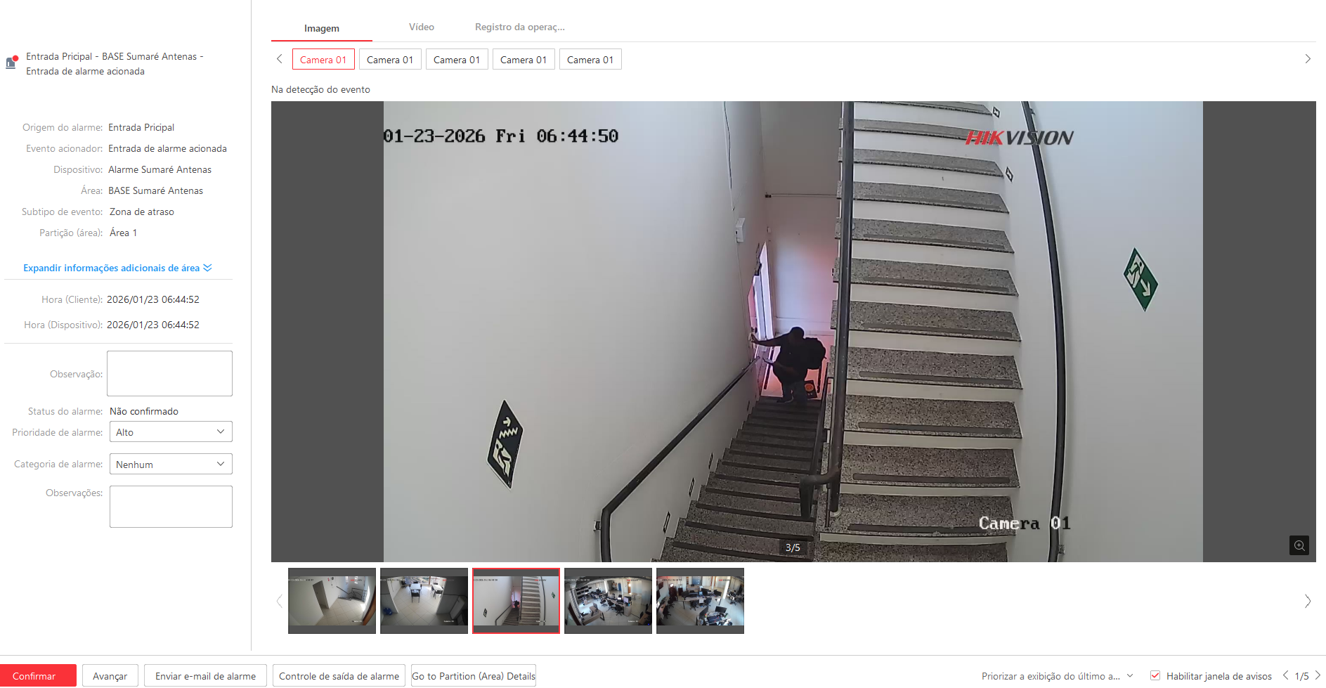 Imagem da ocorrência