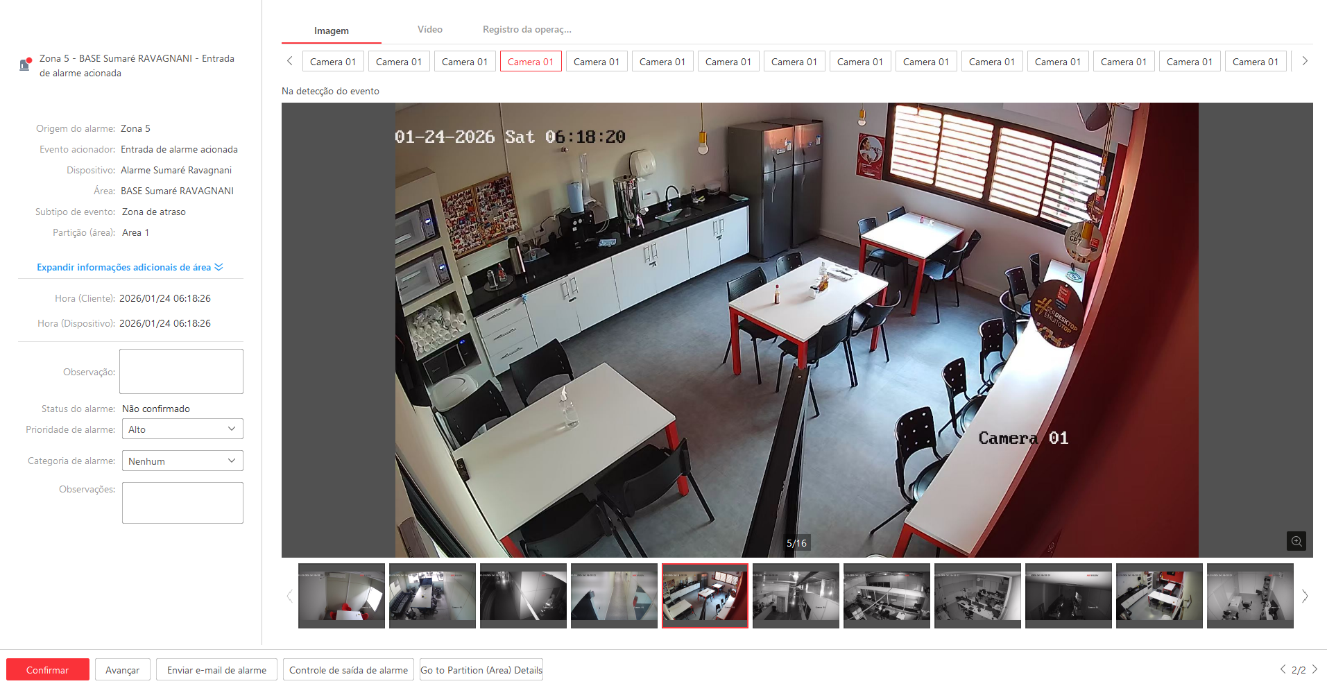 Imagem da ocorrência