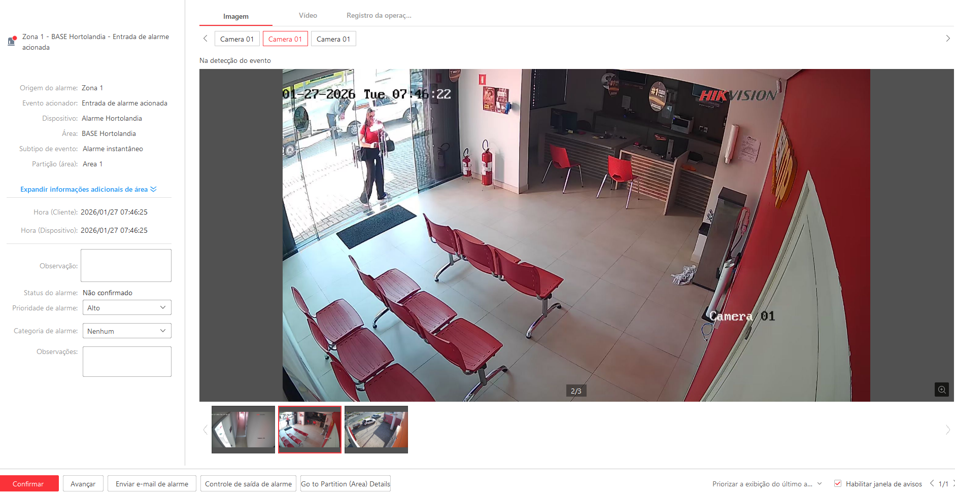 Imagem da ocorrência