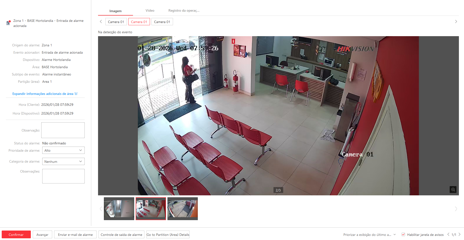 Imagem da ocorrência