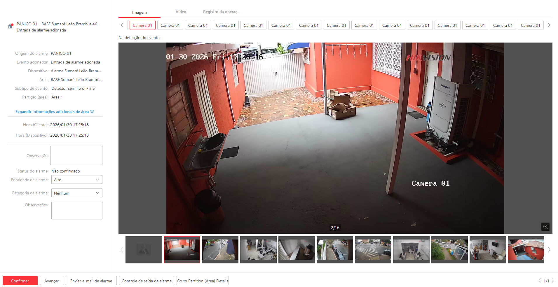 Imagem da ocorrência