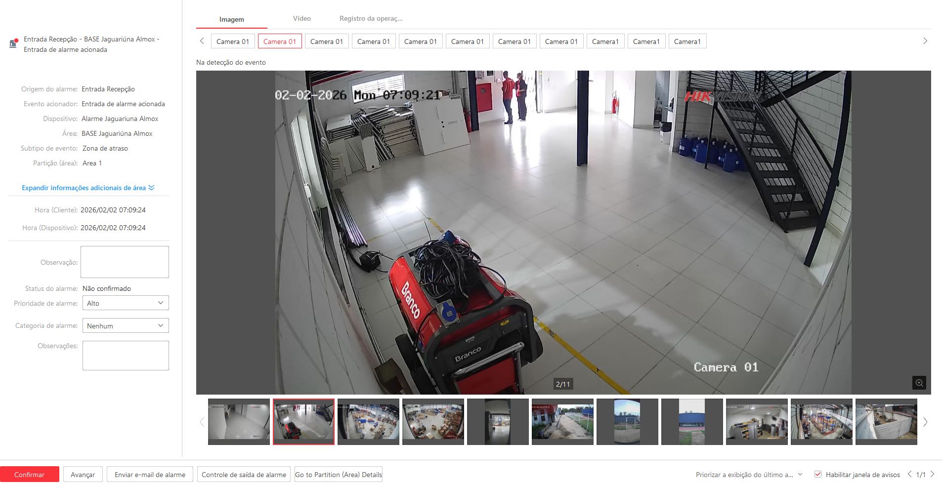 Imagem da ocorrência