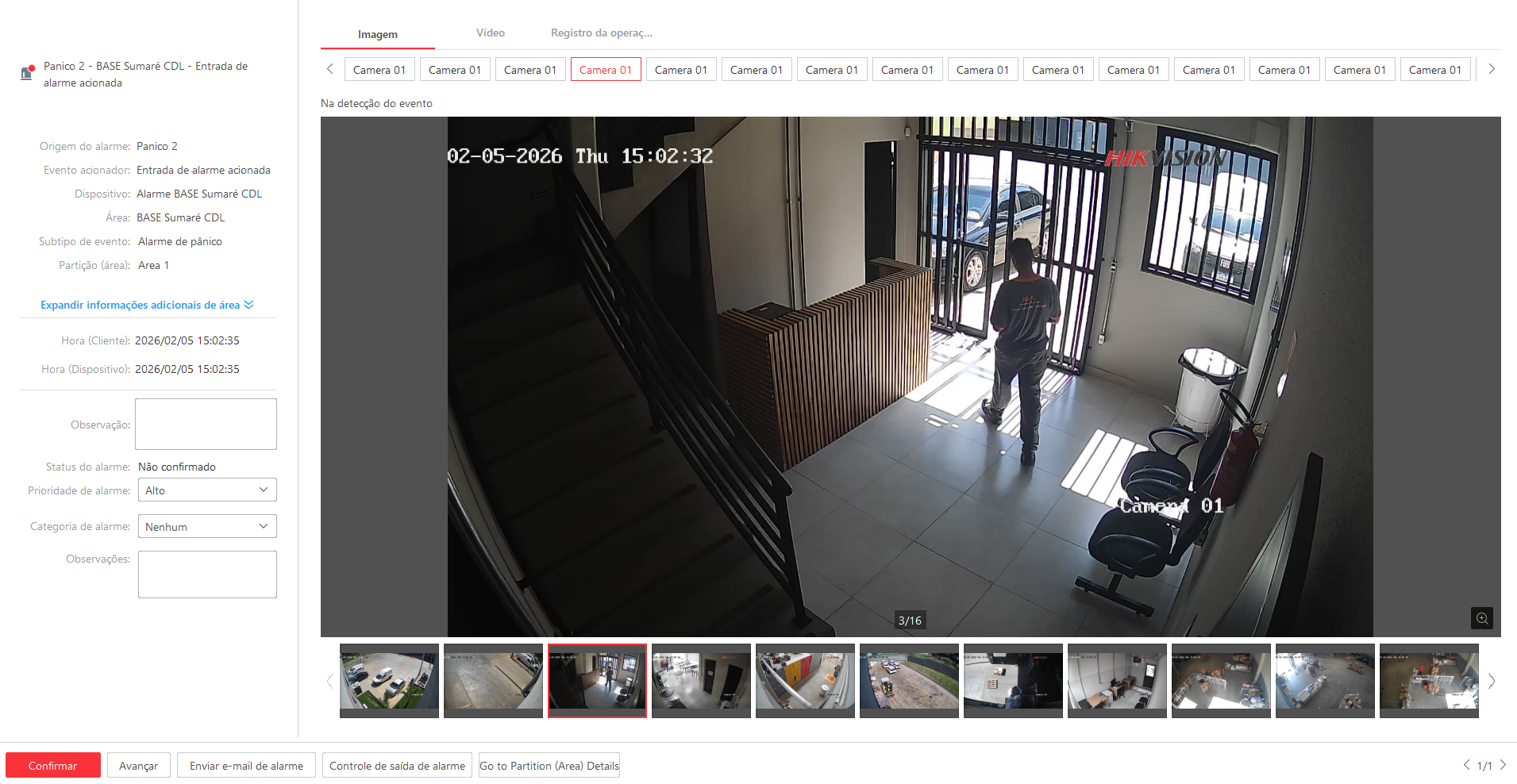 Imagem da ocorrência