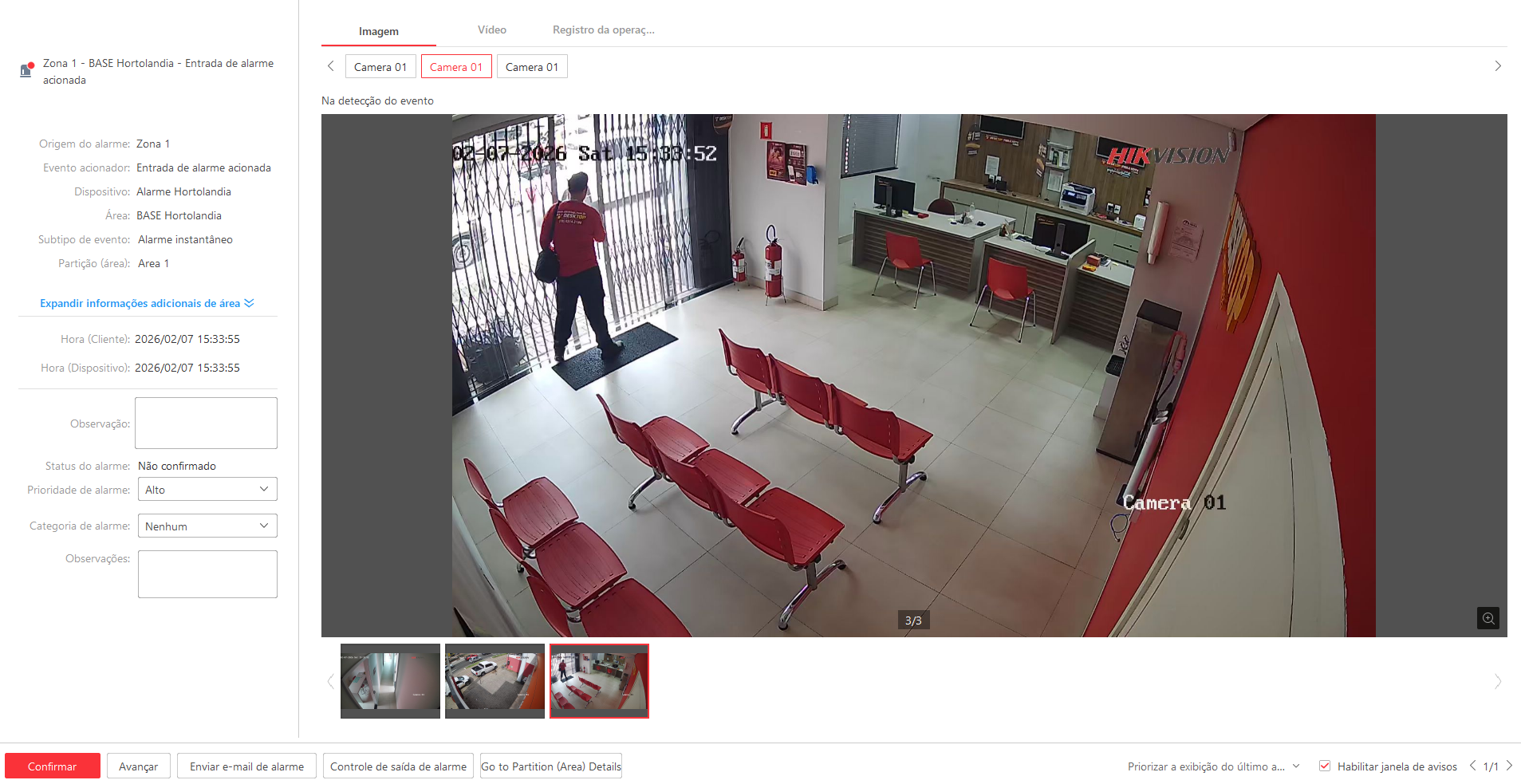 Imagem da ocorrência