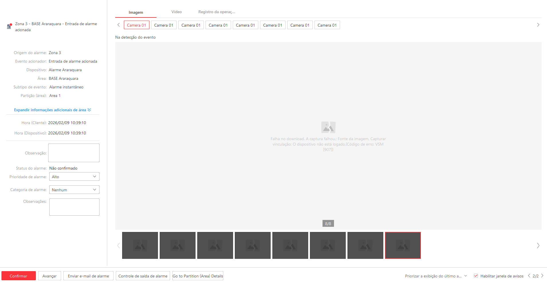 Imagem da ocorrência