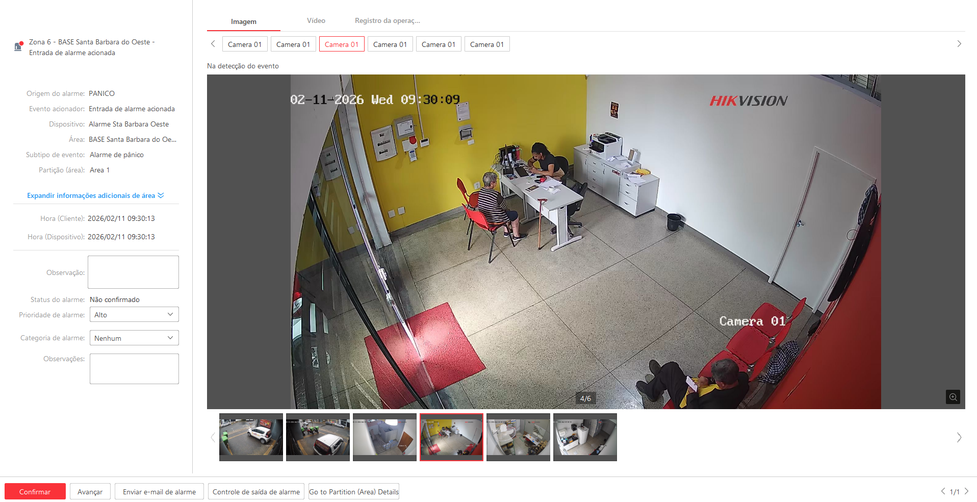 Imagem da ocorrência