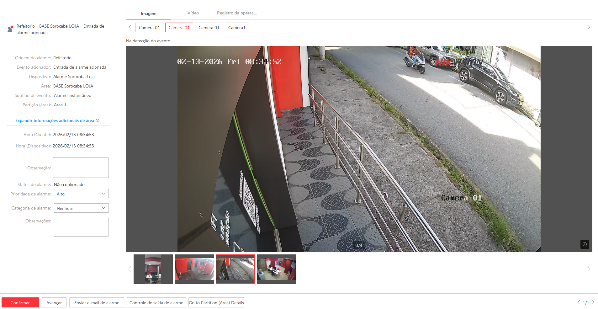 Imagem da ocorrência