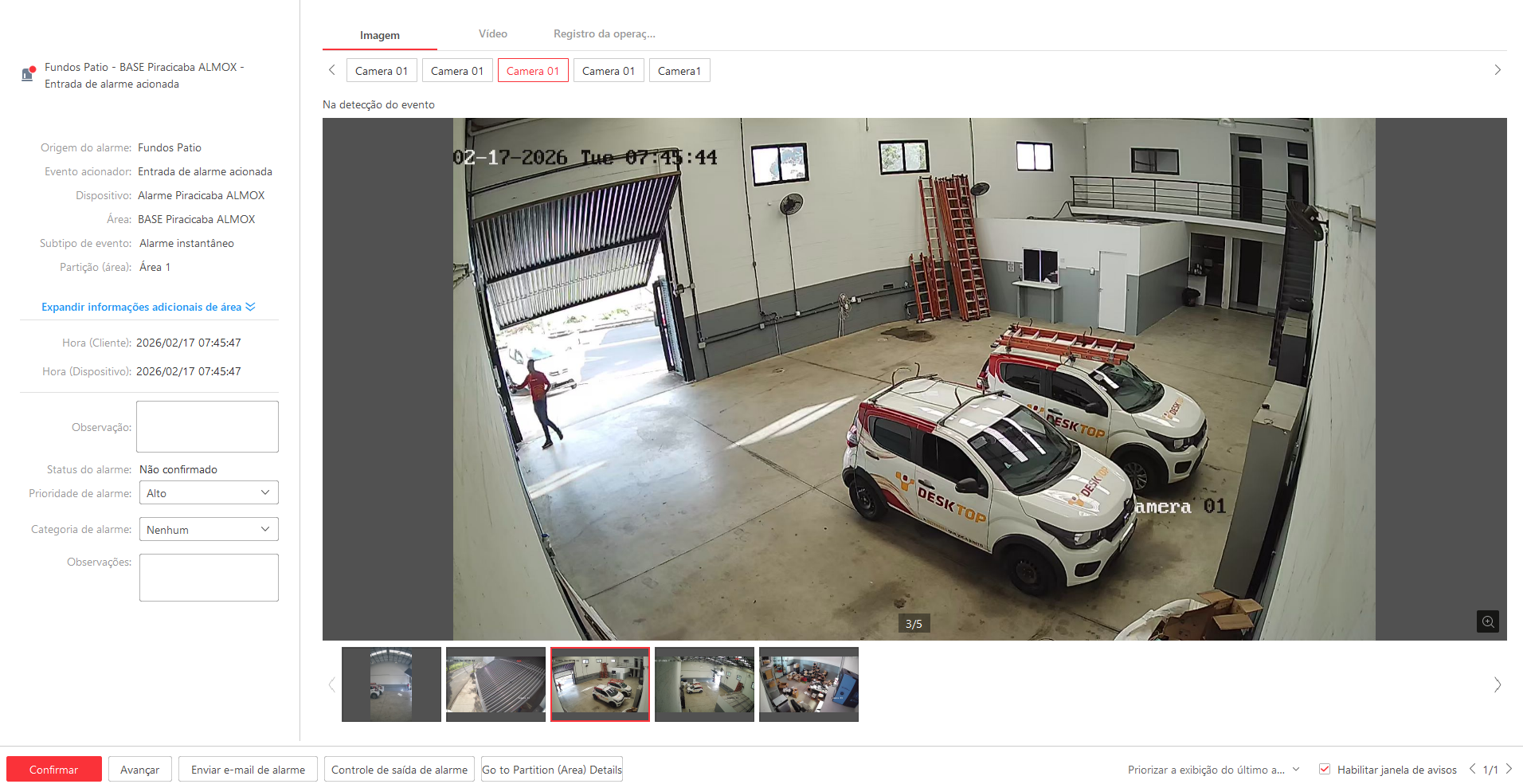 Imagem da ocorrência