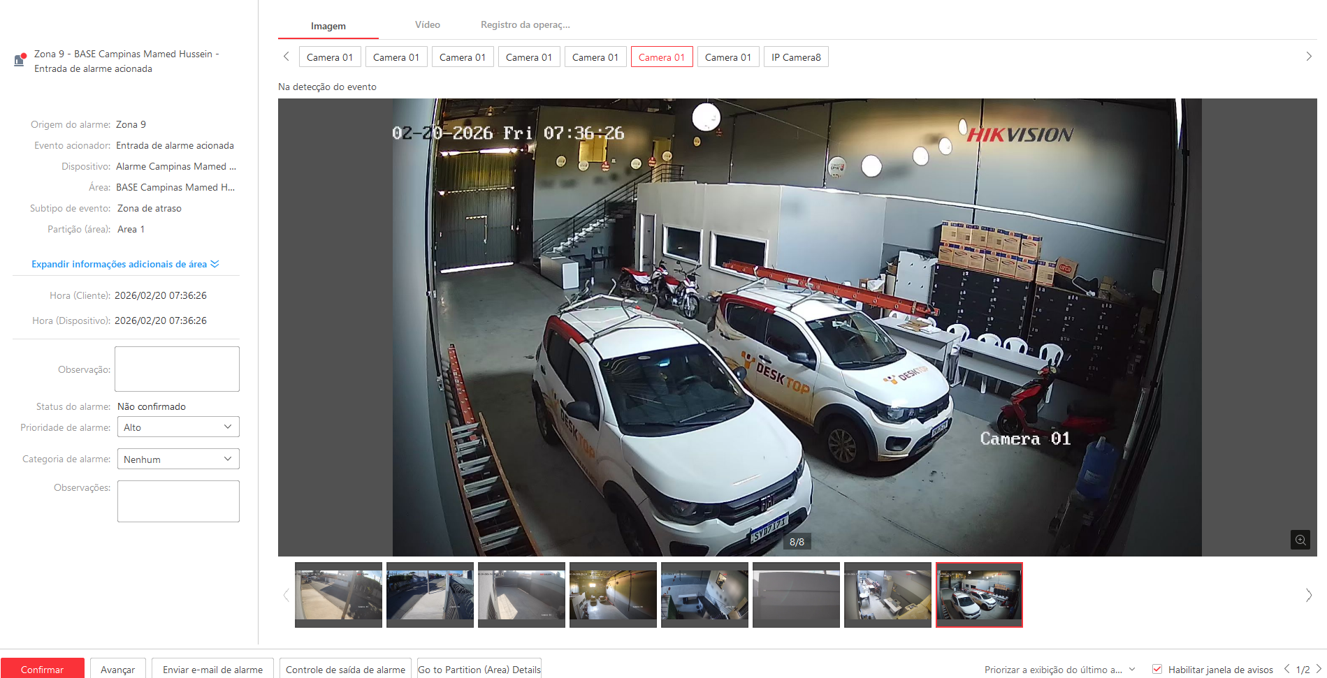 Imagem da ocorrência