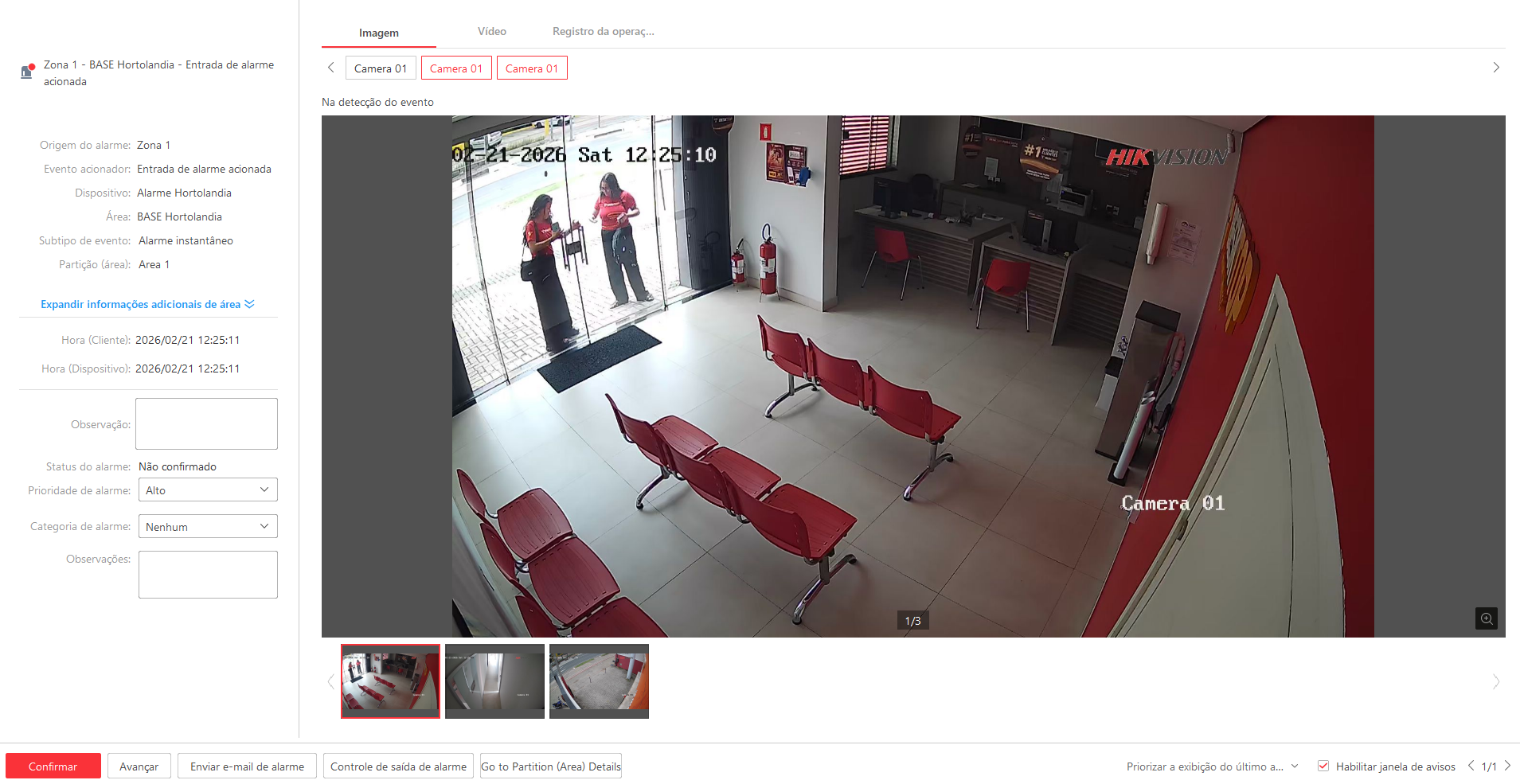 Imagem da ocorrência