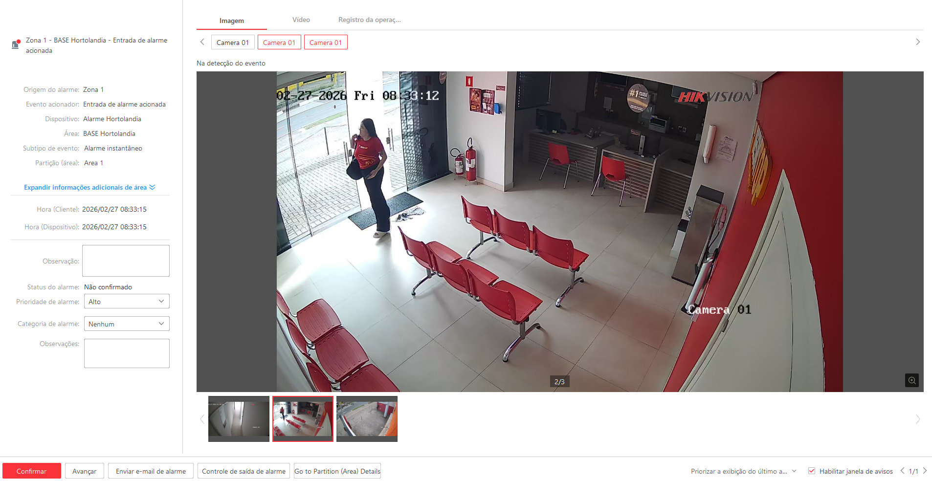 Imagem da ocorrência