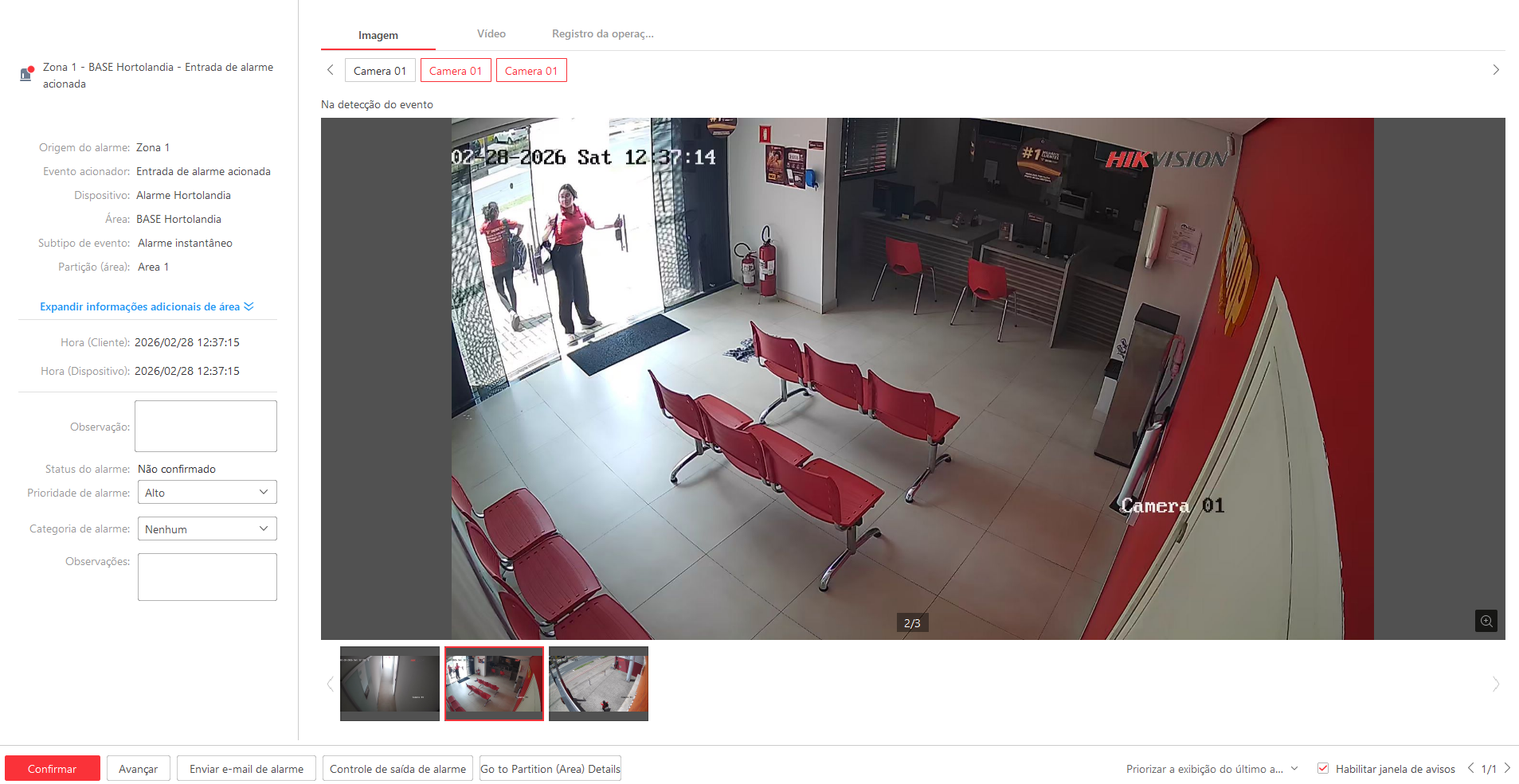 Imagem da ocorrência