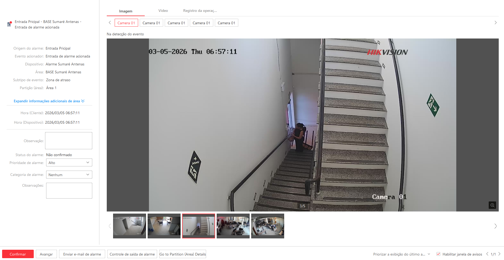 Imagem da ocorrência