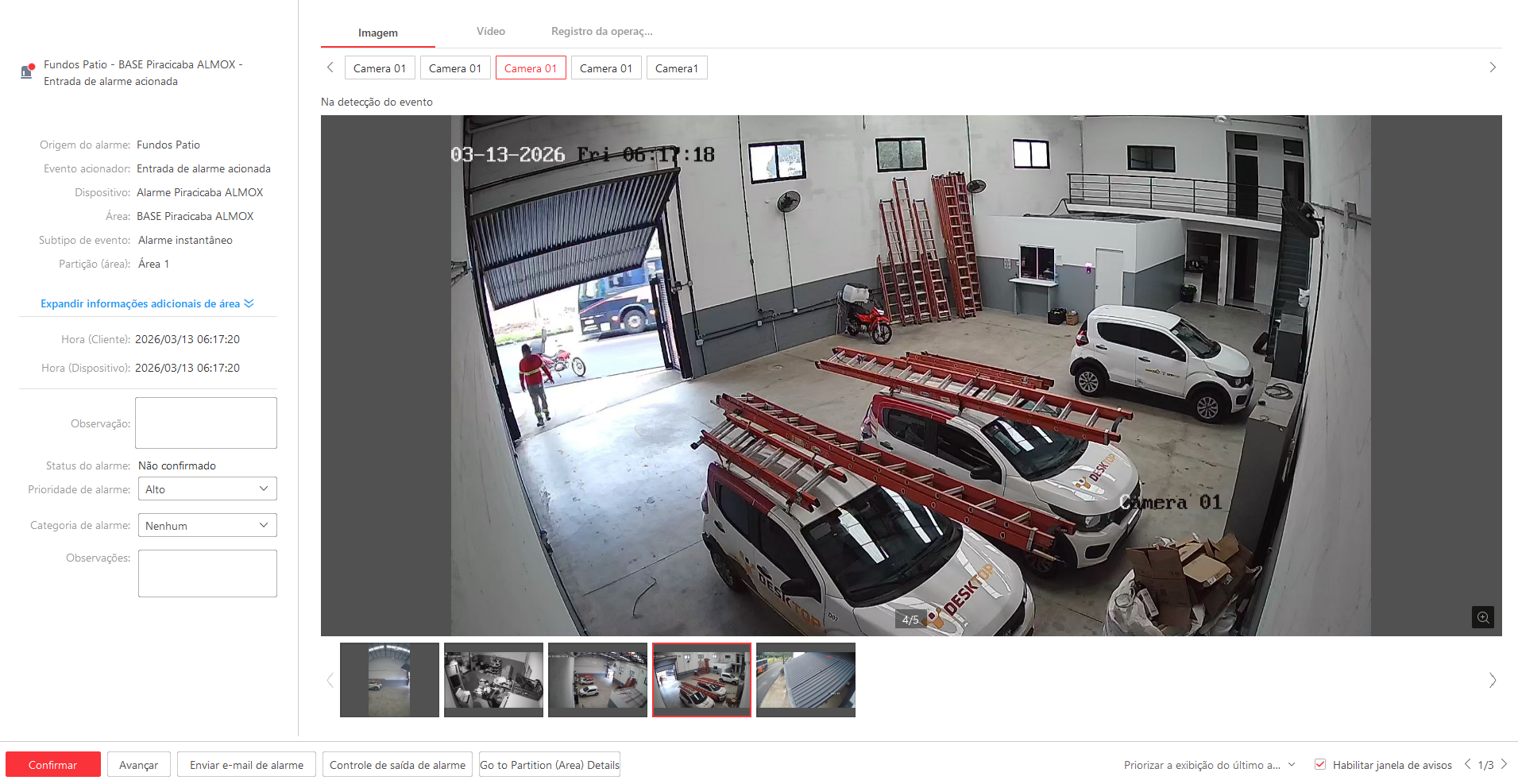 Imagem da ocorrência