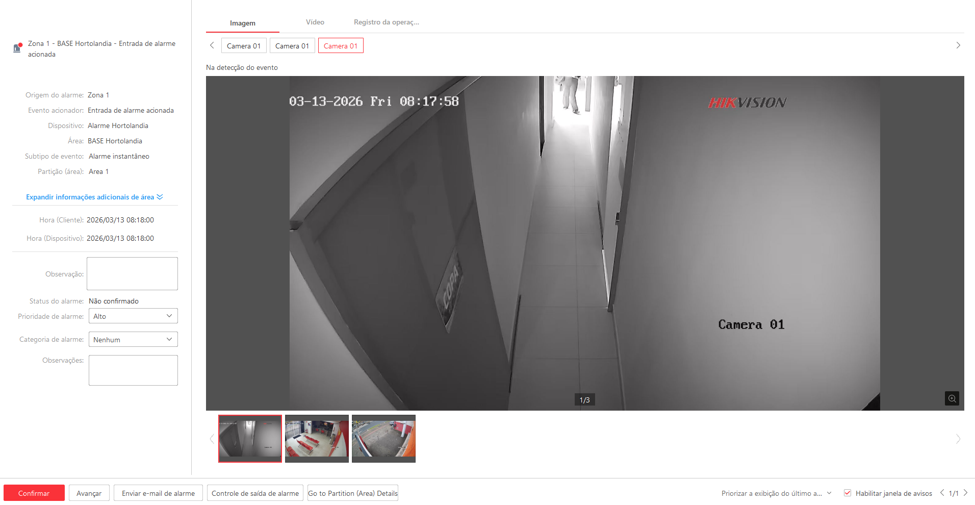 Imagem da ocorrência