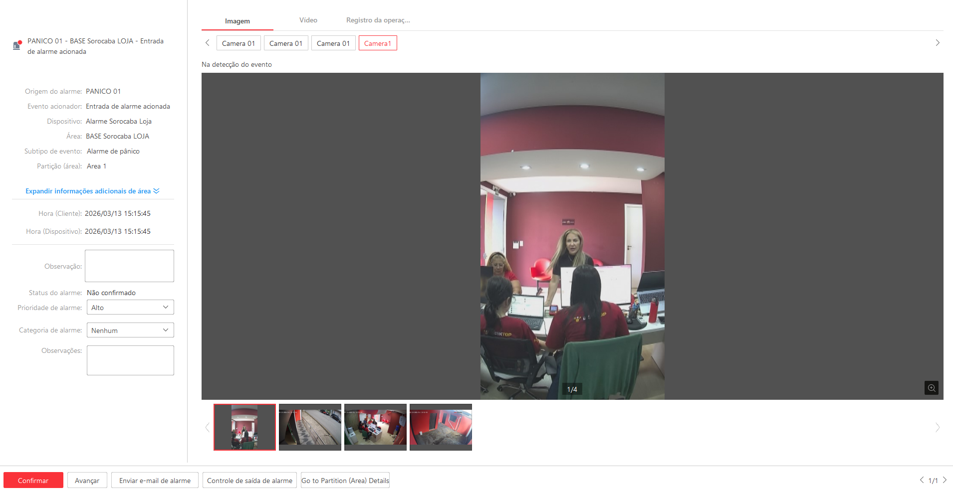 Imagem da ocorrência