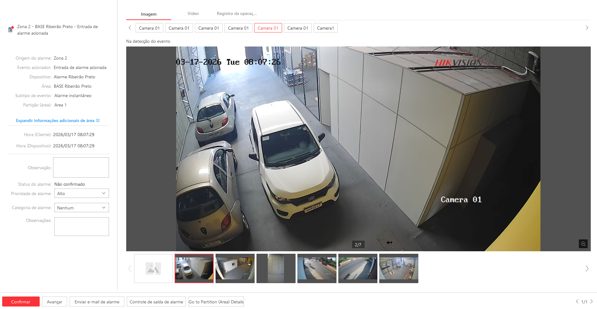 Imagem da ocorrência