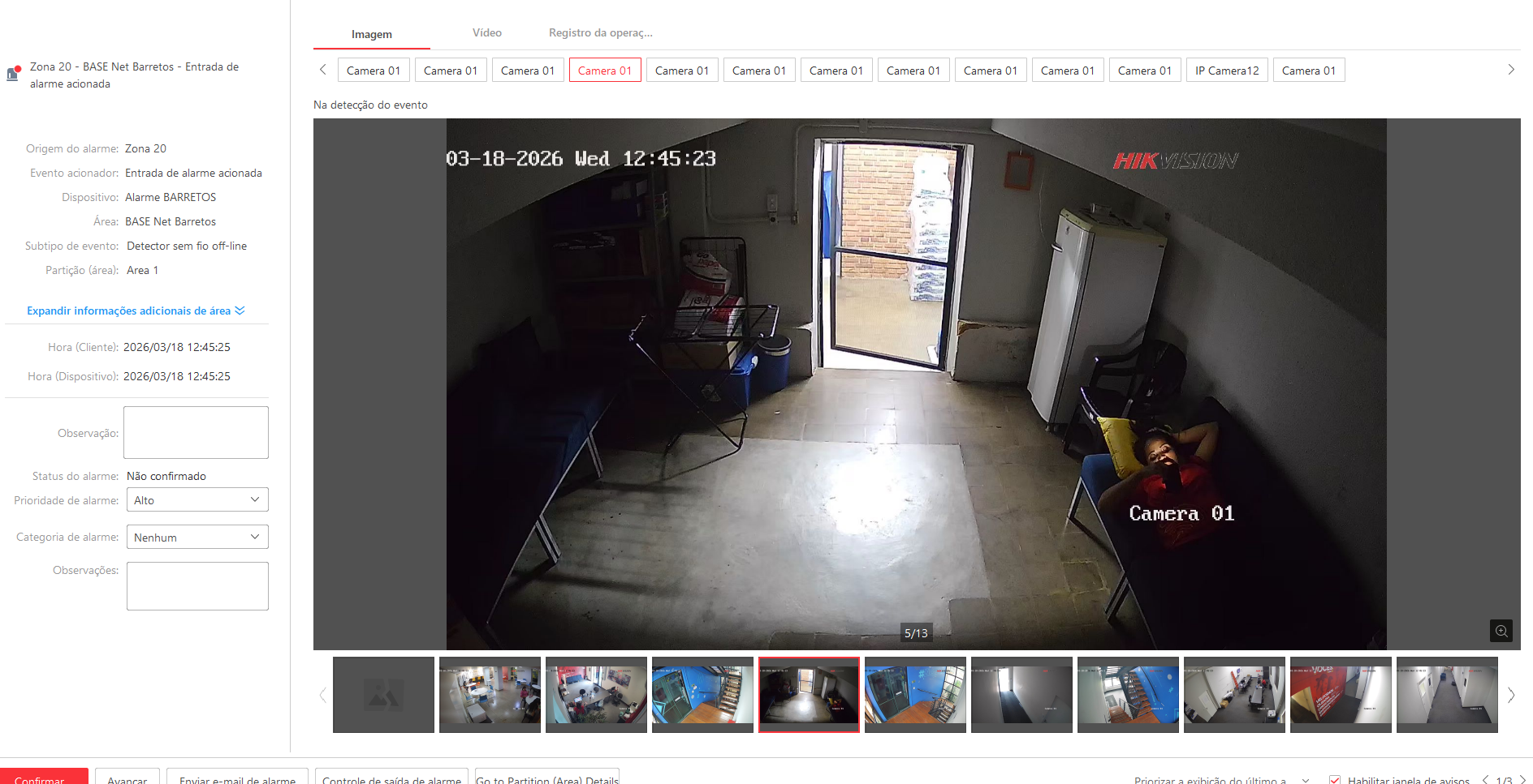 Imagem da ocorrência