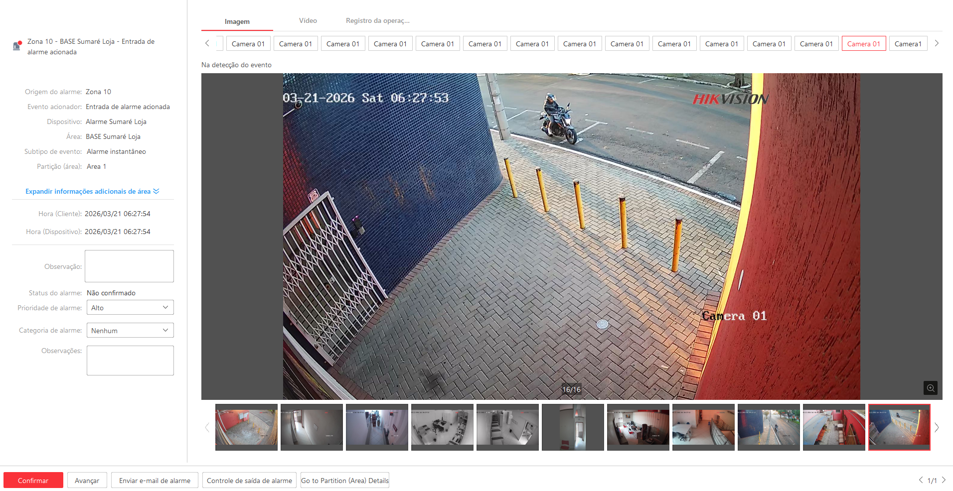 Imagem da ocorrência