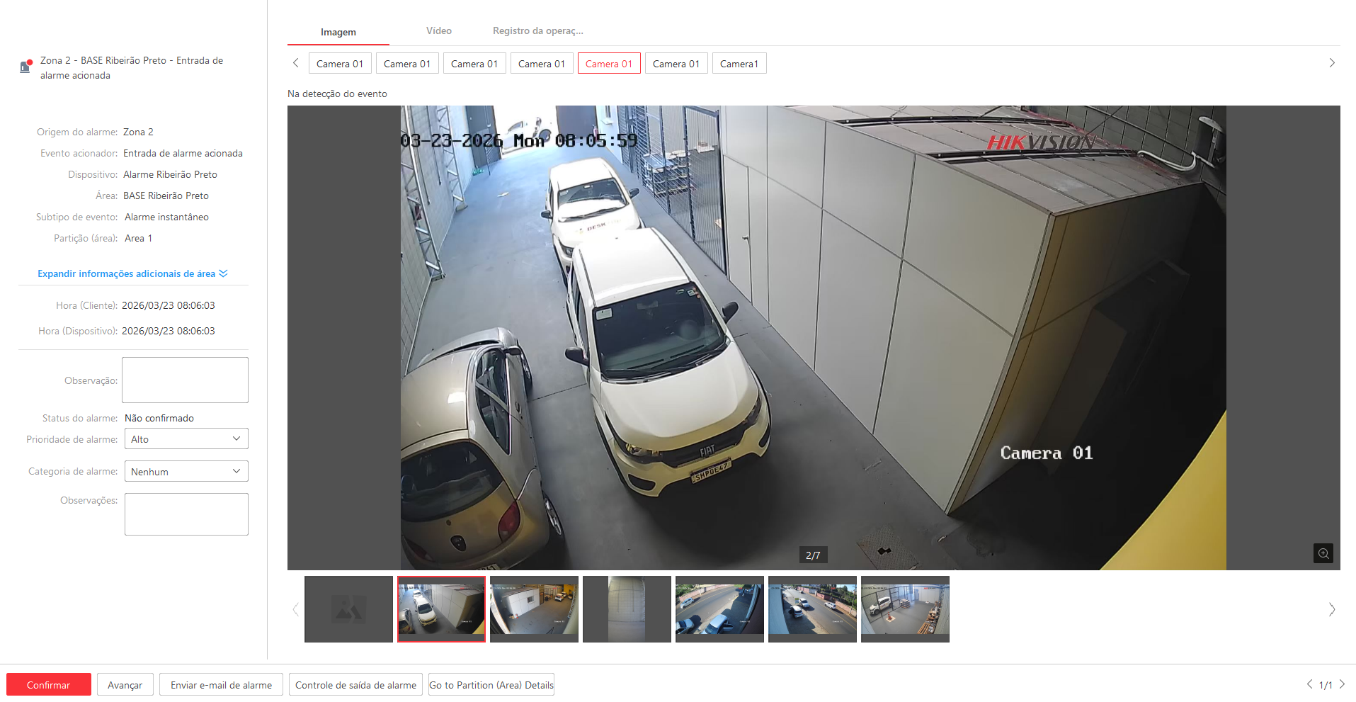 Imagem da ocorrência