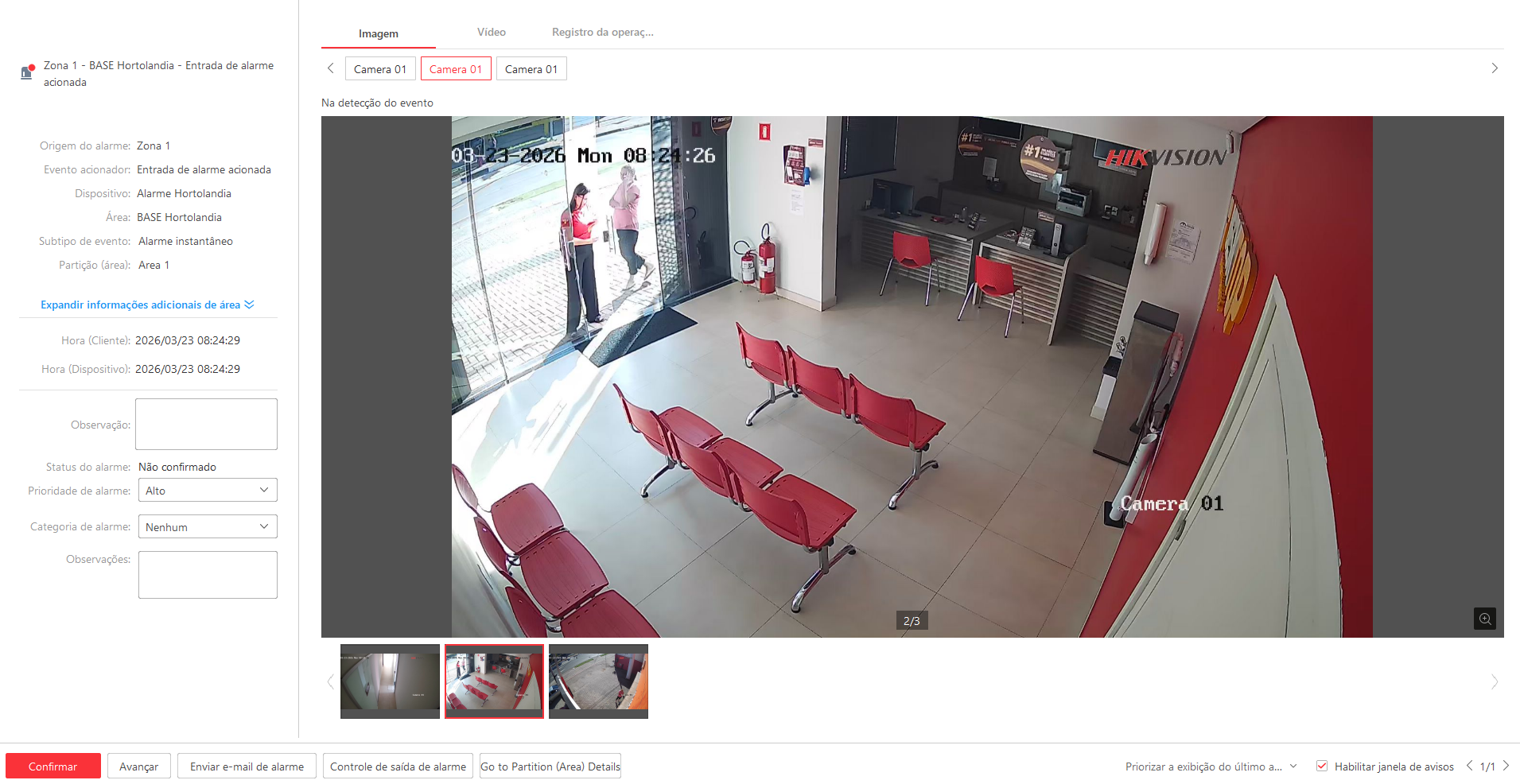 Imagem da ocorrência