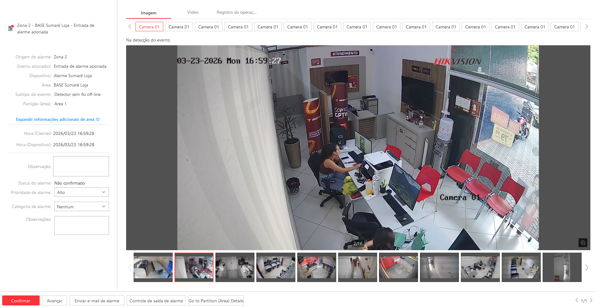 Imagem da ocorrência