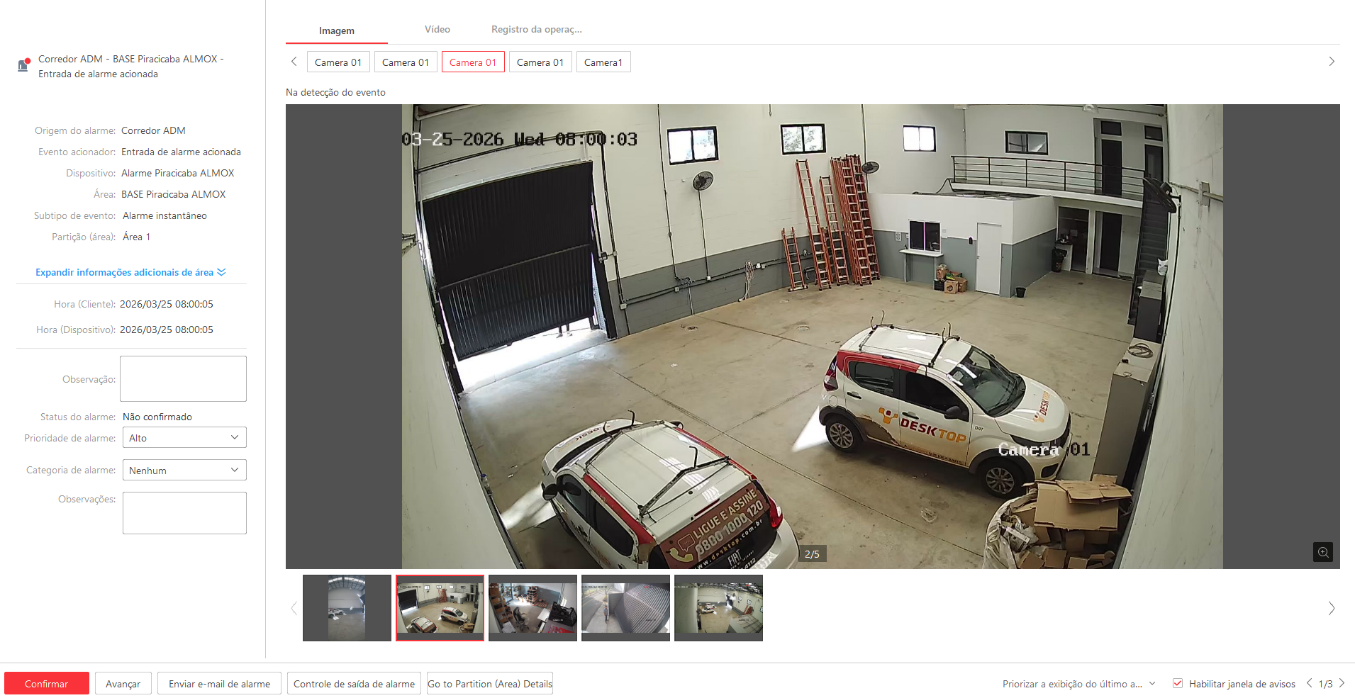 Imagem da ocorrência