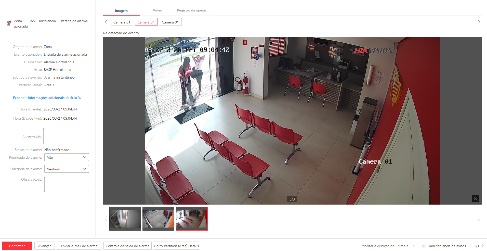 Imagem da ocorrência