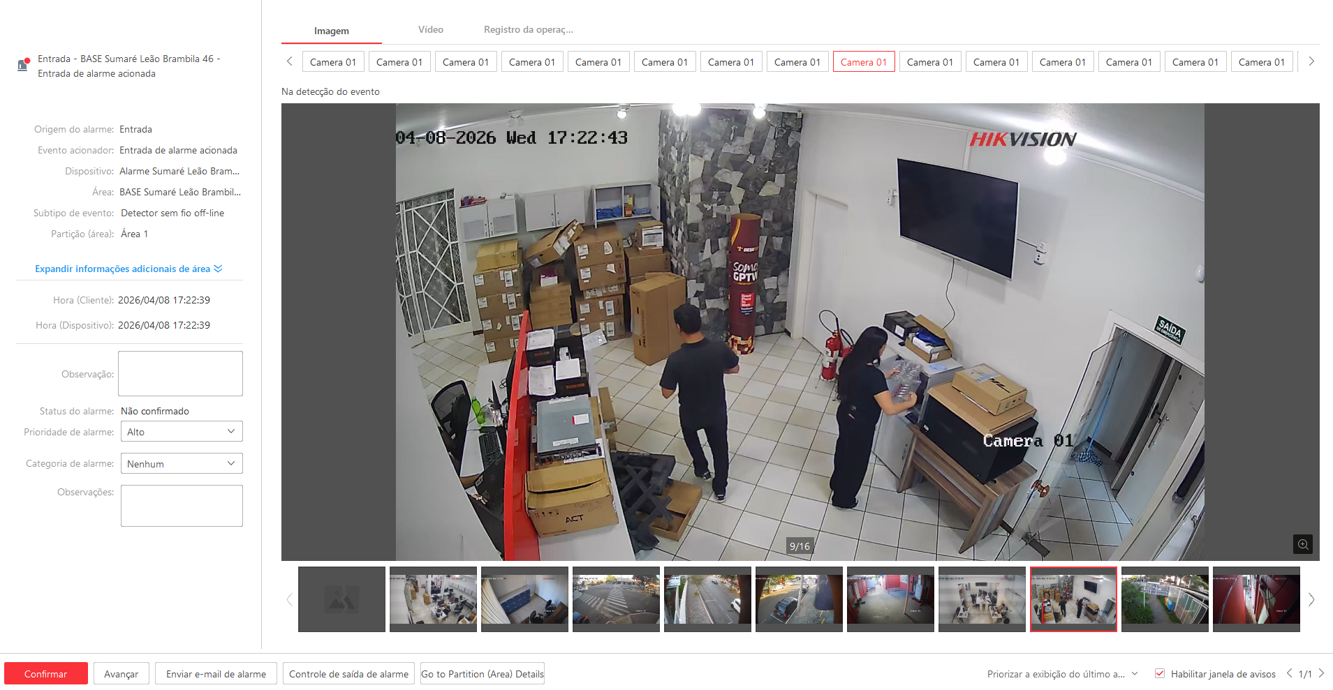 Imagem da ocorrência