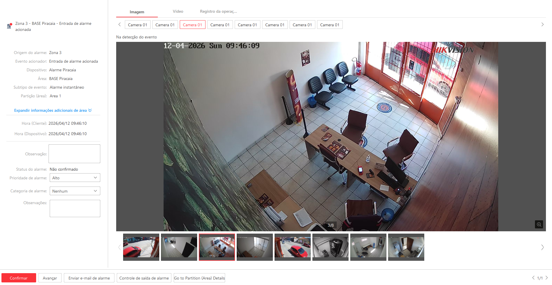 Imagem da ocorrência